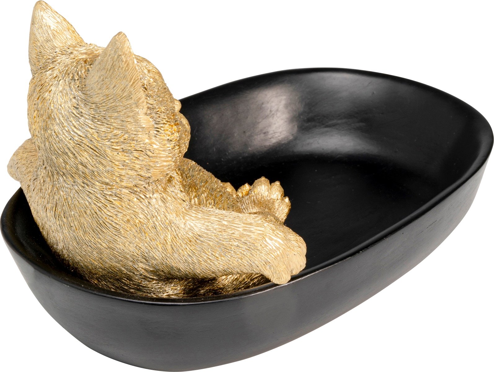 Kare Design Bol »Bathing Cat 20cm« aus polyresin (pierre artificielle) en polyresine