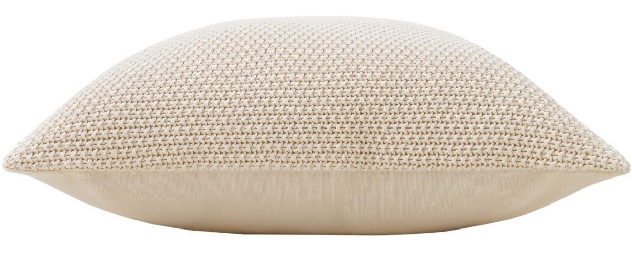 GOODproduct Dekokissen »Phelon, 2 Stk., 100% Baumwolle, Strick, ohne Füllung, Dekokissen« Vorderseite: Strickmuster, 100% Baumwolle, weich, uni