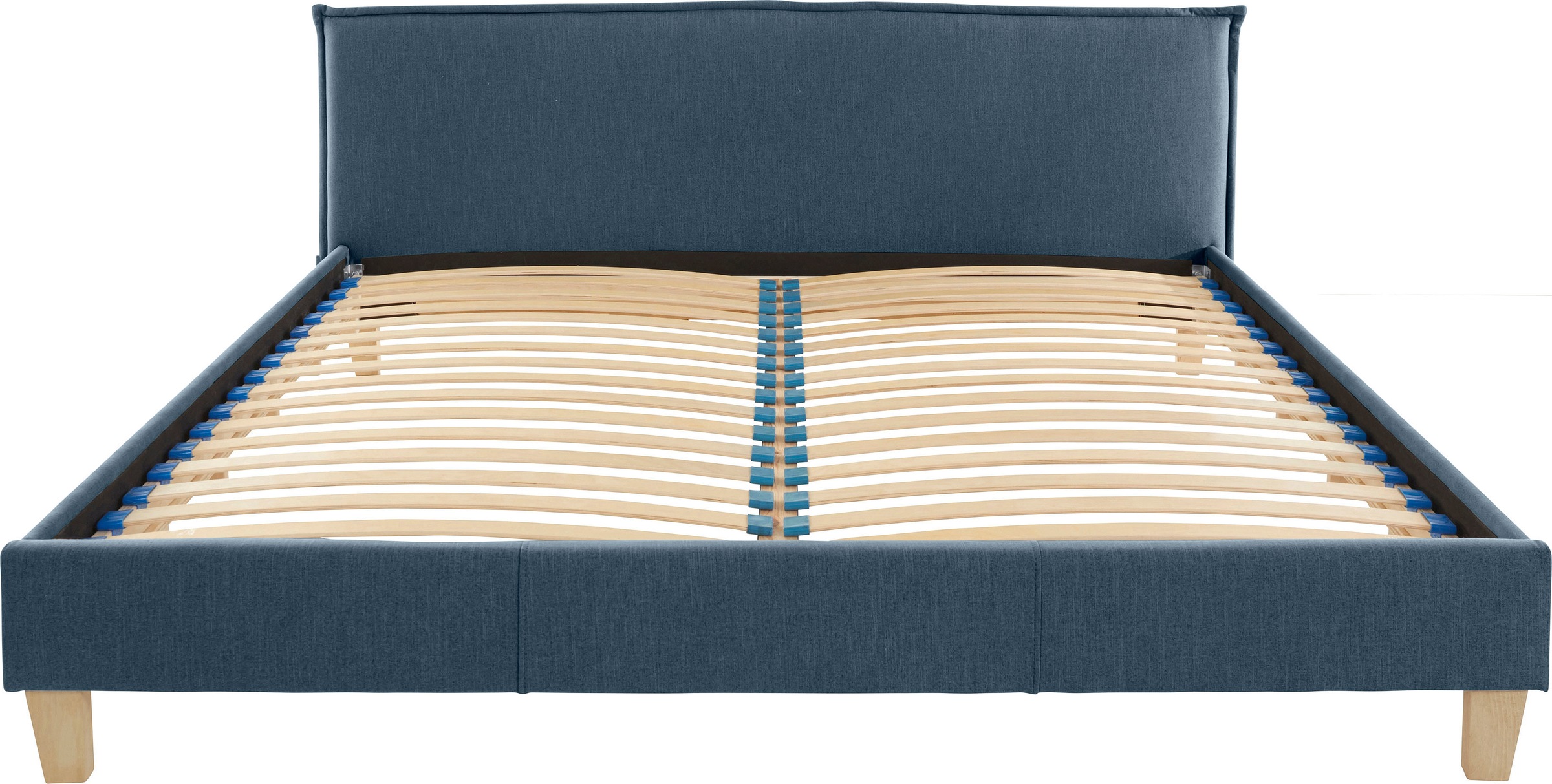 GOODproduct Polsterbett »Heddi«, in 5 Breiten: von 90cm-200cm, Biese am Kopfteil, Strukturstoff
