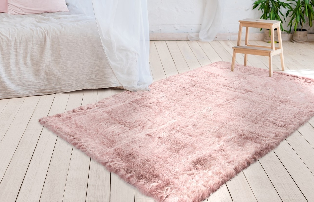 Image of calo-deluxe Hochflor-Teppich "Emica-1000" rechteckig 52 mm Höhe Kunstfell, Wohnzimmer