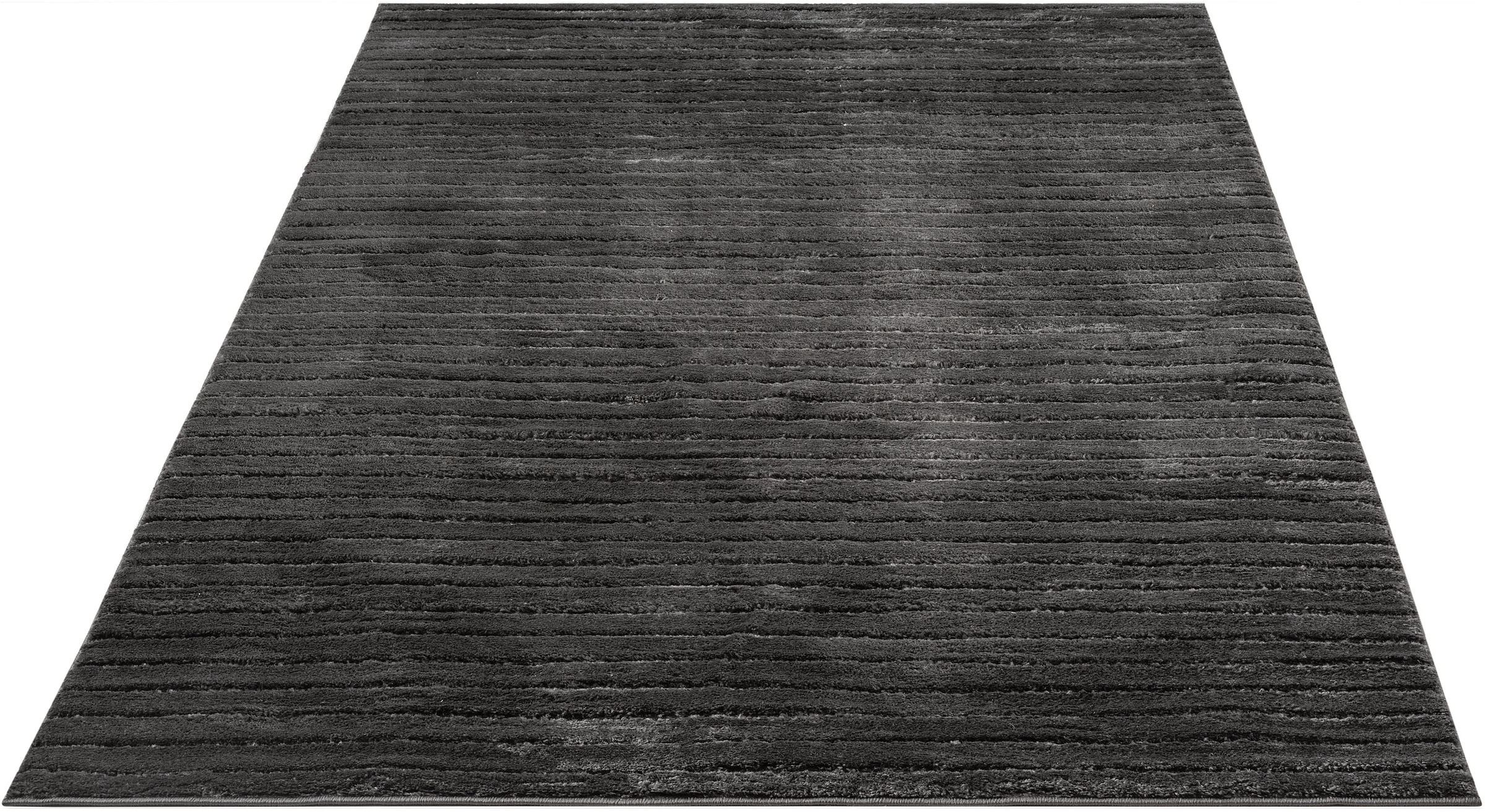 LeGer Home by Lena Gercke Tapis »Selma« Rectangulaire 19 mm Höhe Hoch-Tief-Struktur, Streifen Design, weich, Wohnzimmer, Schlafzimmer