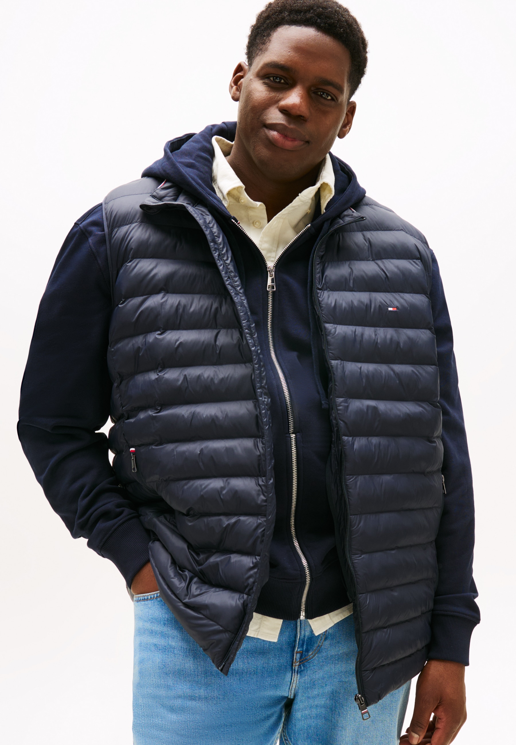 Tommy Hilfiger Big & Tall Steppweste »BT-CORE PACKABLE RECYCLED VEST-B«, Grosse Grössen