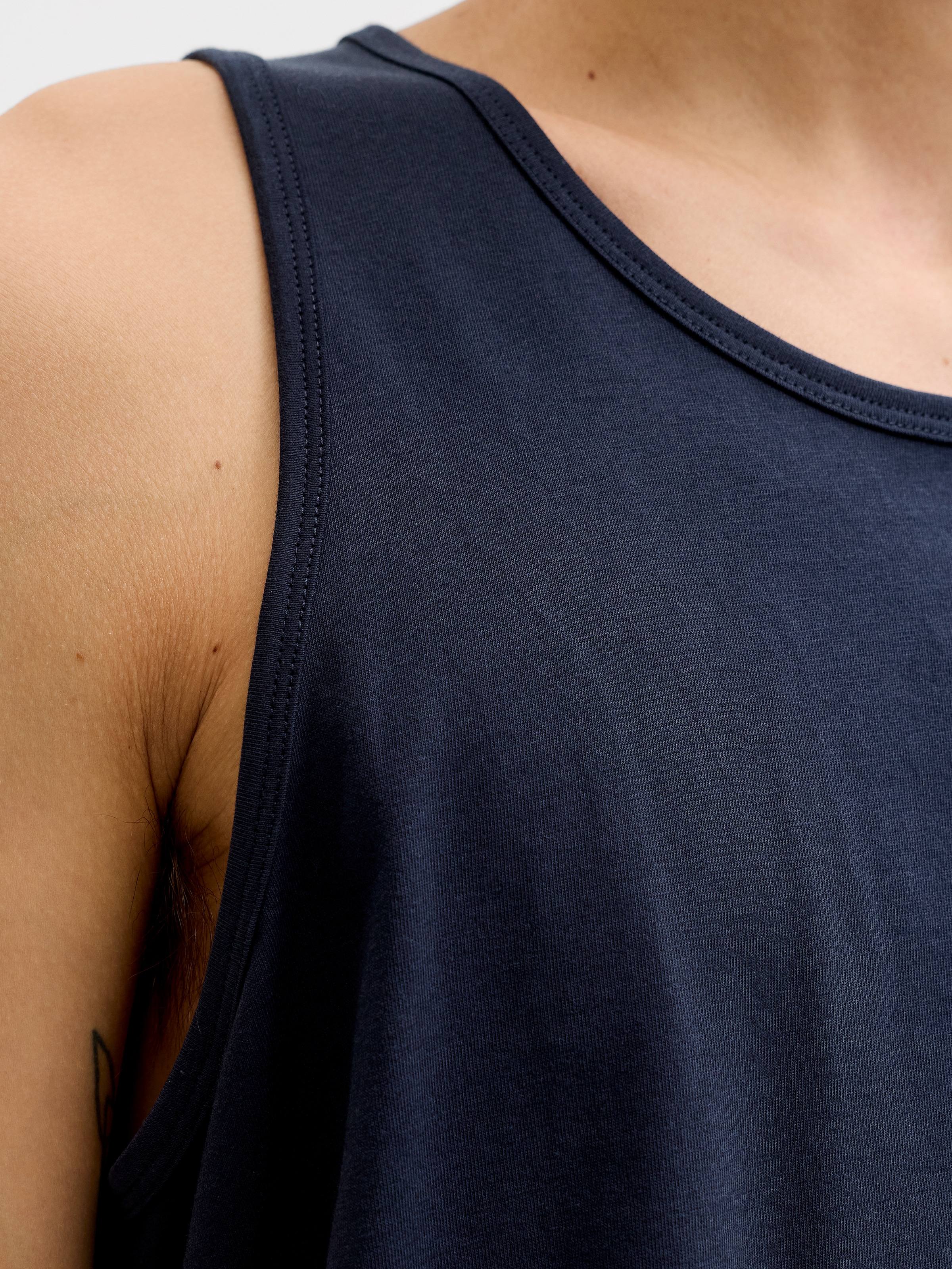 Jack & Jones Muscleshirt »JJEORGANIC BASIC TANKTOP NOOS« Baumwolle, Rundhalsausschnitt