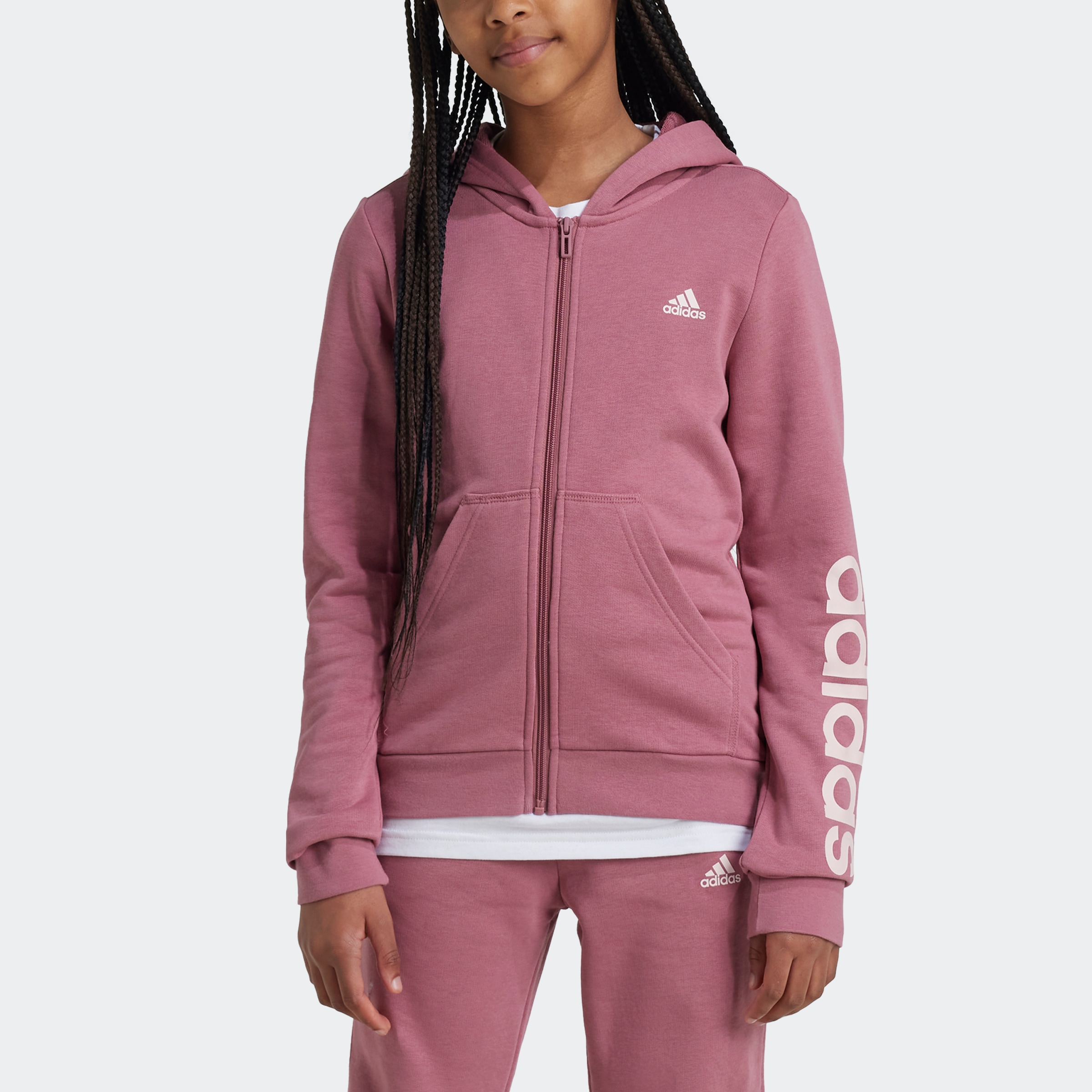 adidas Sportswear Kapuzensweatjacke »ESSENTIALS LINEAR LOGO KAPUZENJACKE«