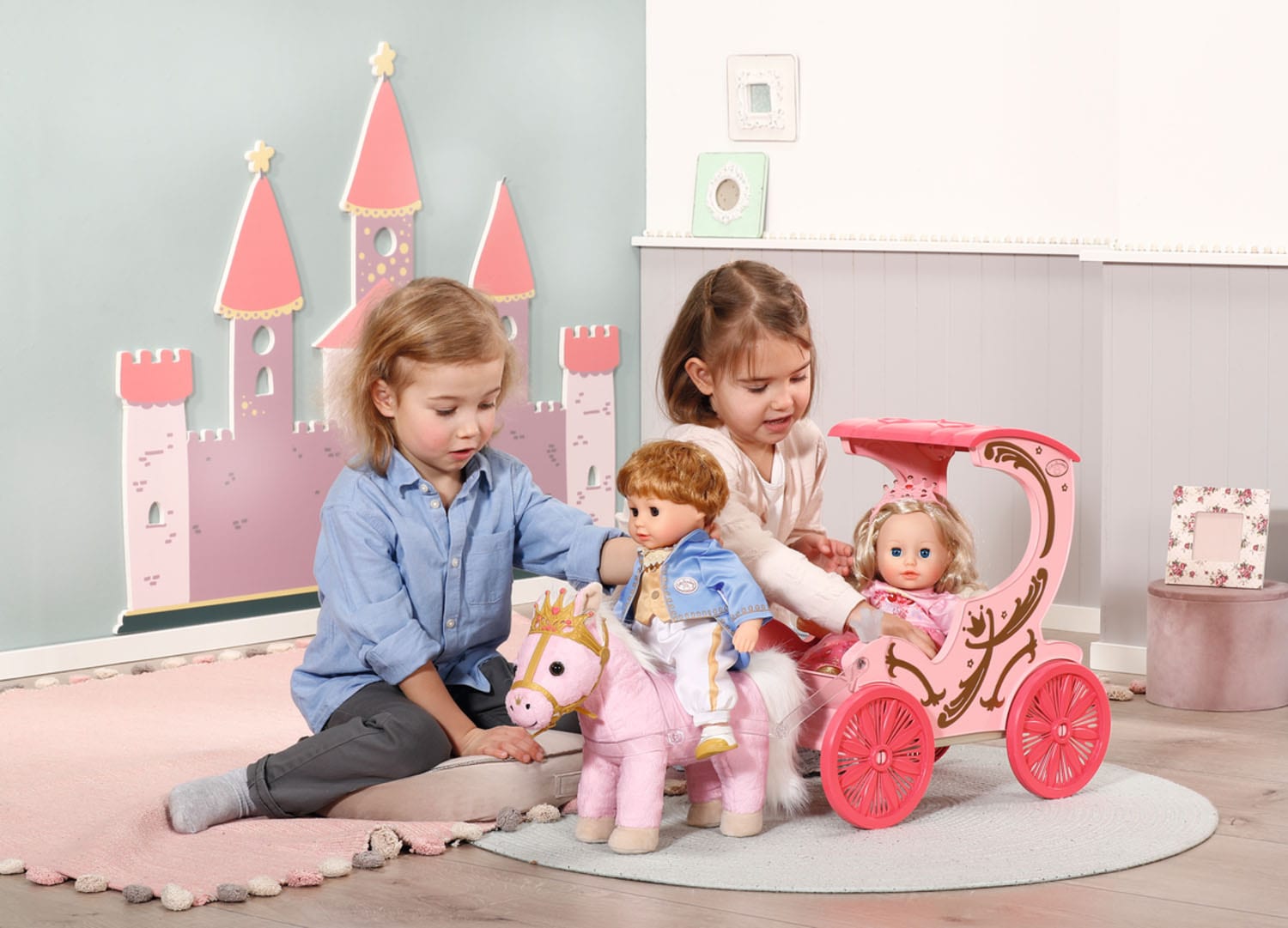 Baby Annabell Puppenkutsche »Little Sweet Kutsche & Pony«, mit Lichteffekten