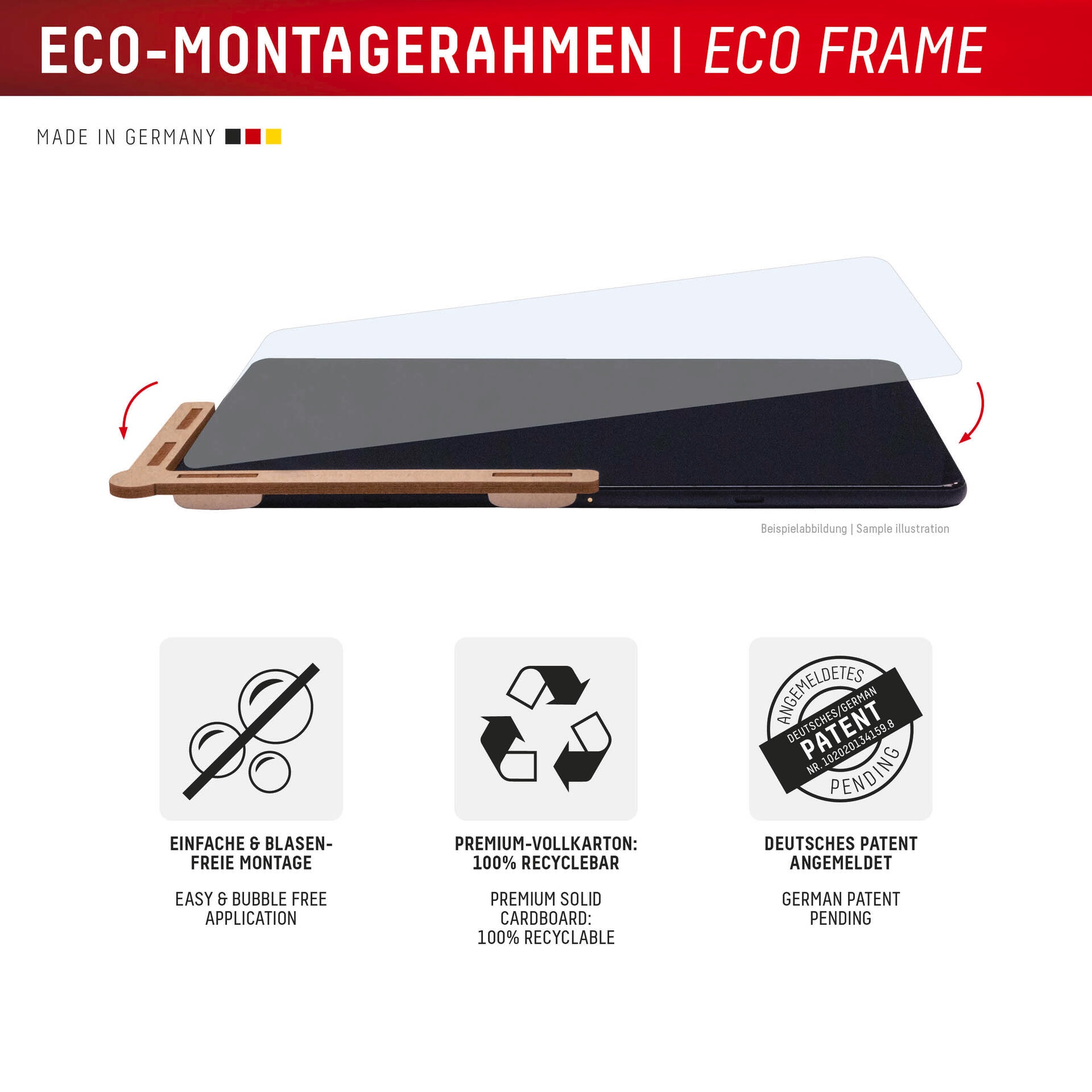 Displex Verre de protection d'écran »Tablet Glass Screen Protector« für Samsung Galaxy Tab S11 Displayschutzfolie, Schutzfolie, Bildschirmschutz, kratz- & stossfest