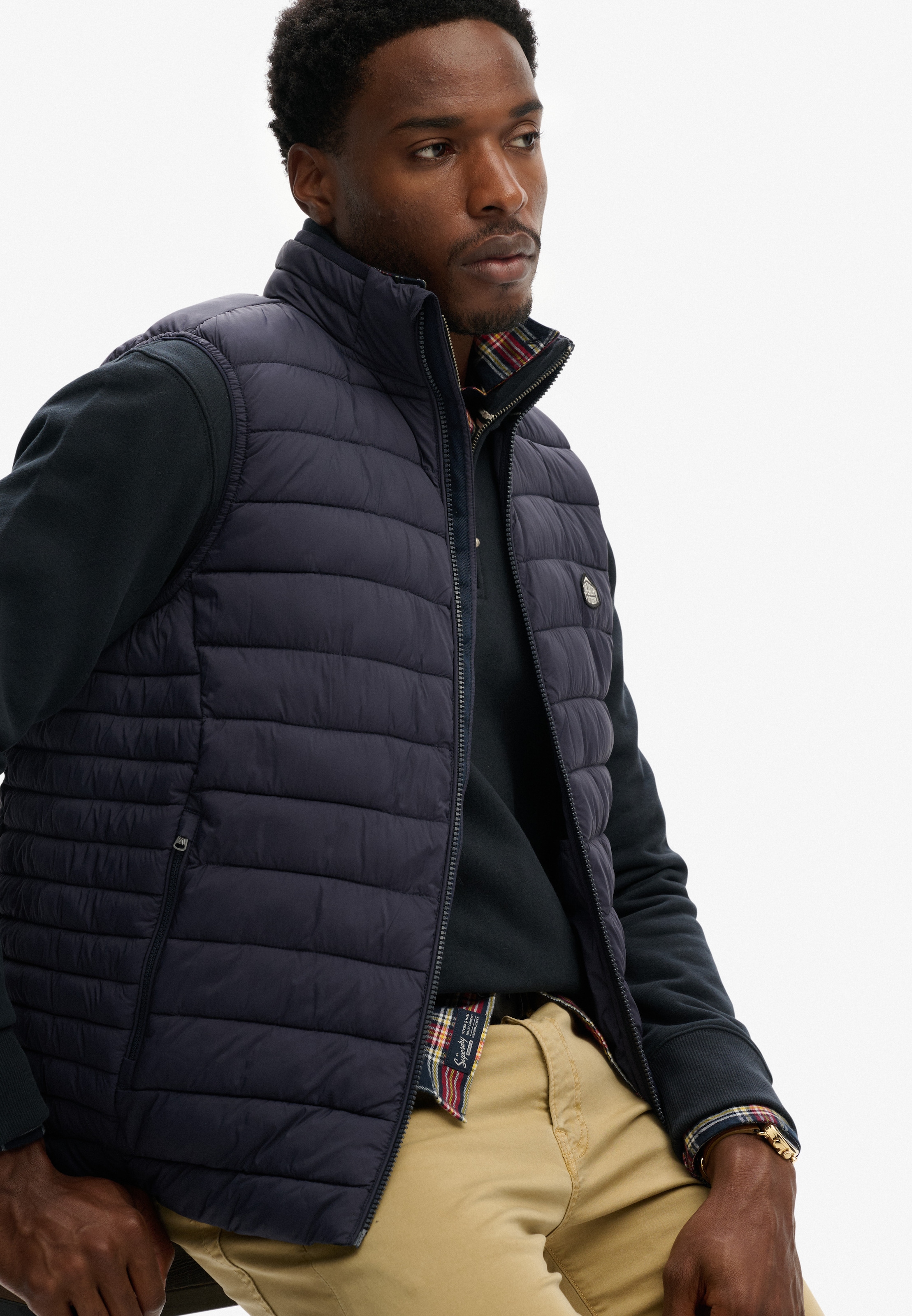Superdry Gilet matelassé »Fuji Lite Padded Gilet« Steppware, normal geschnitten