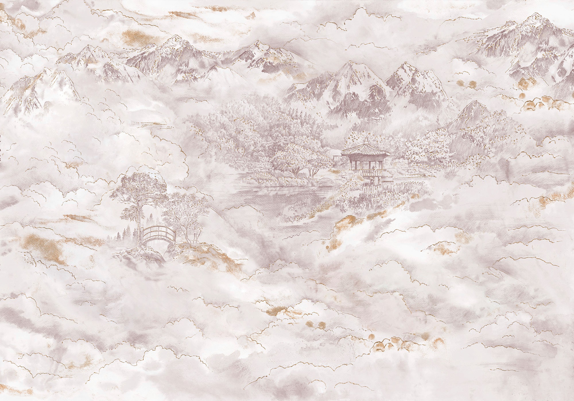 Image of Komar Fototapete »Vliestapete Kingdom«, bedruckt-geblümt-floral-realistisch, 400 x 280 cm bei Ackermann Versand Schweiz