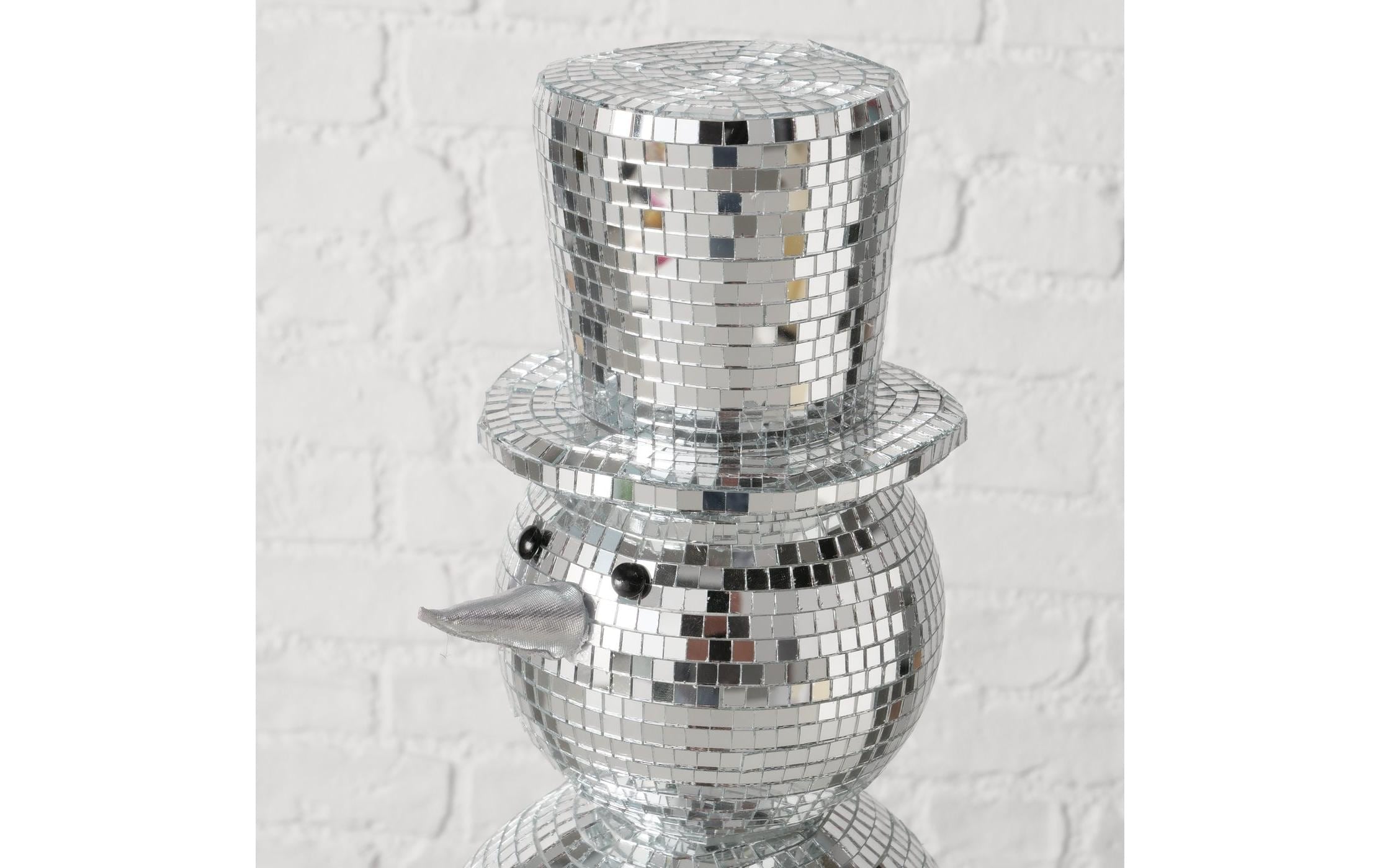 BOLTZE Weihnachtsfigur »Schneemann Disco 50 x 22 cm«