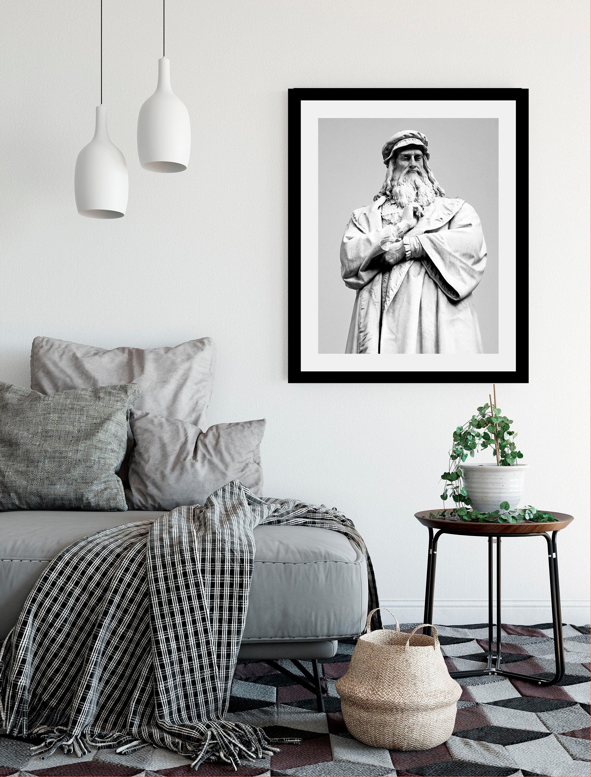 queence Image »Denkmal« HD Premium Poster-Druck inkl. Holzrahmen