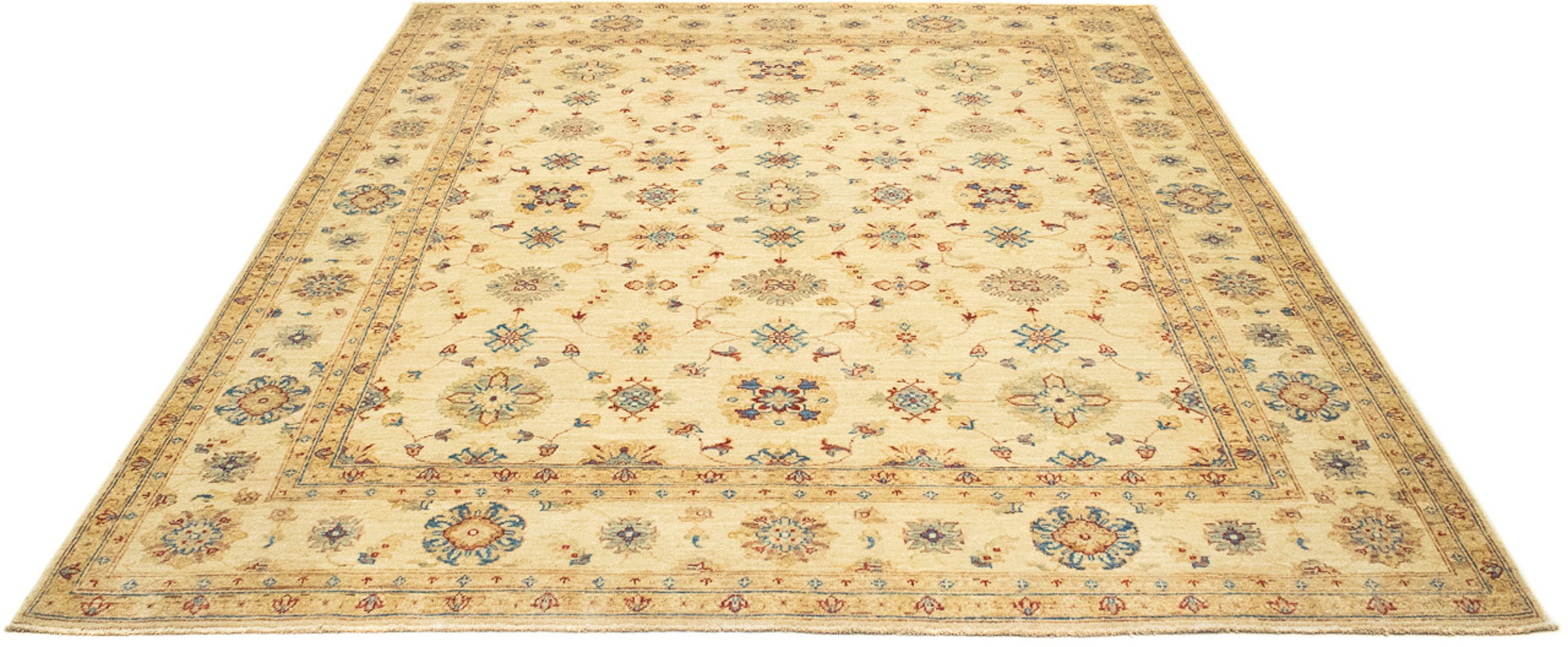Image of morgenland Orientteppich »Ziegler - 239 x 199 cm - beige«, rechteckig, 6 mm Höhe, Wohnzimmer, Handgeknüpft, Einzelstück mit Zertifikat bei Ackermann Versand Schweiz