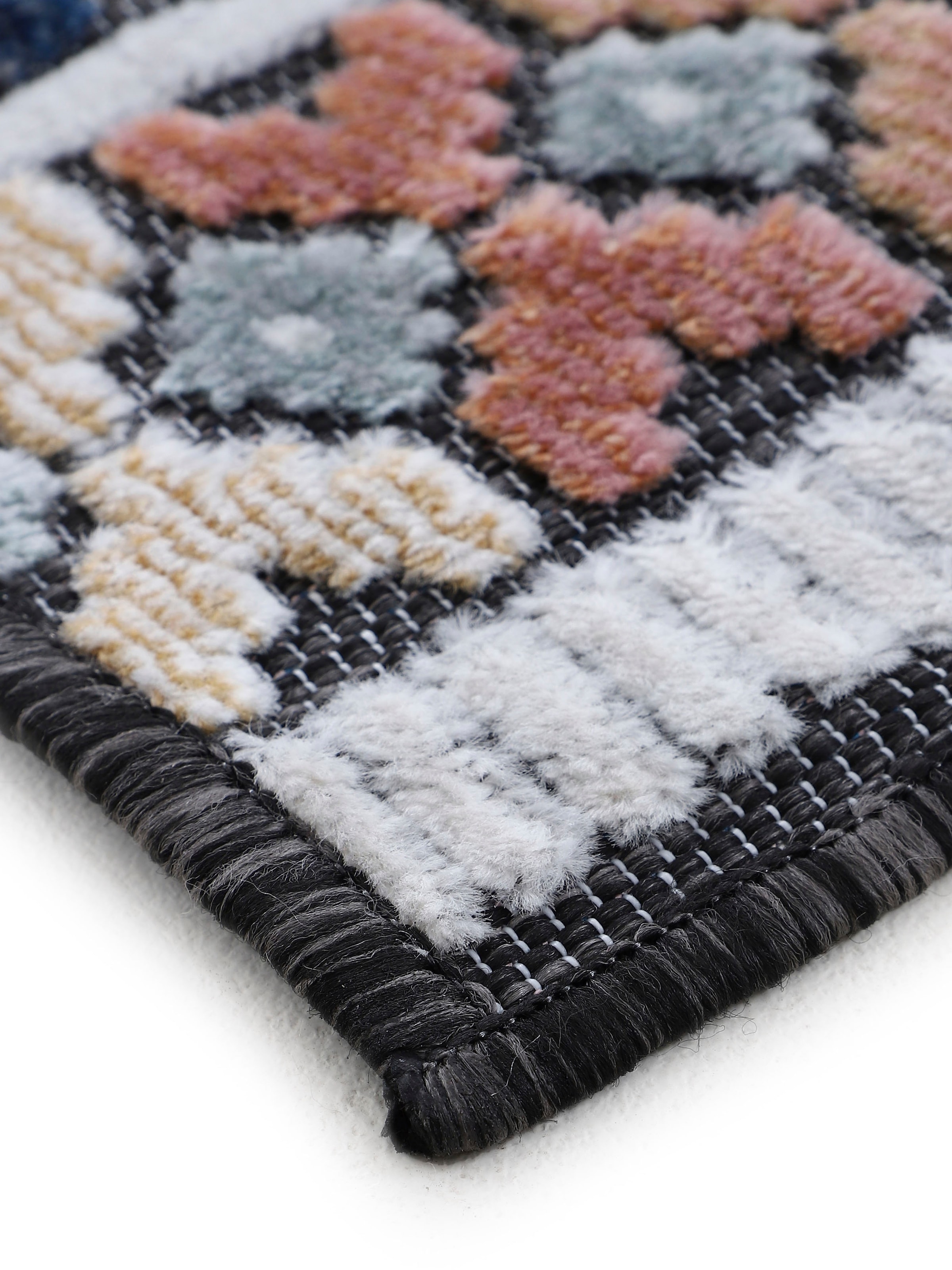 carpetfine Teppich »Deja 103« rechteckig 4 mm Höhe robustes Flachgewebe, Floral, In- und Outdoor, Läufer