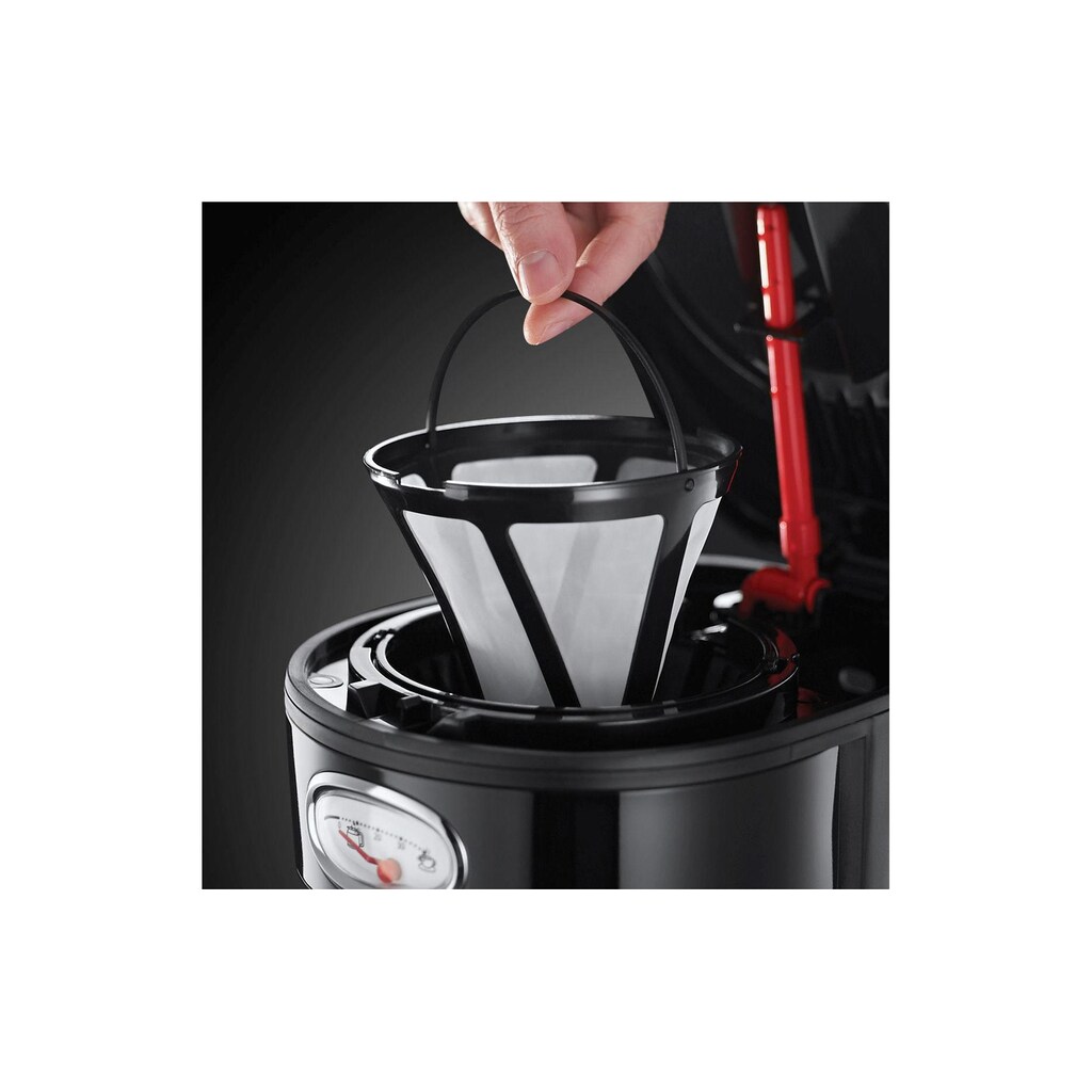 RUSSELL HOBBS Filterkaffeemaschine »Retro Glas 2170156«