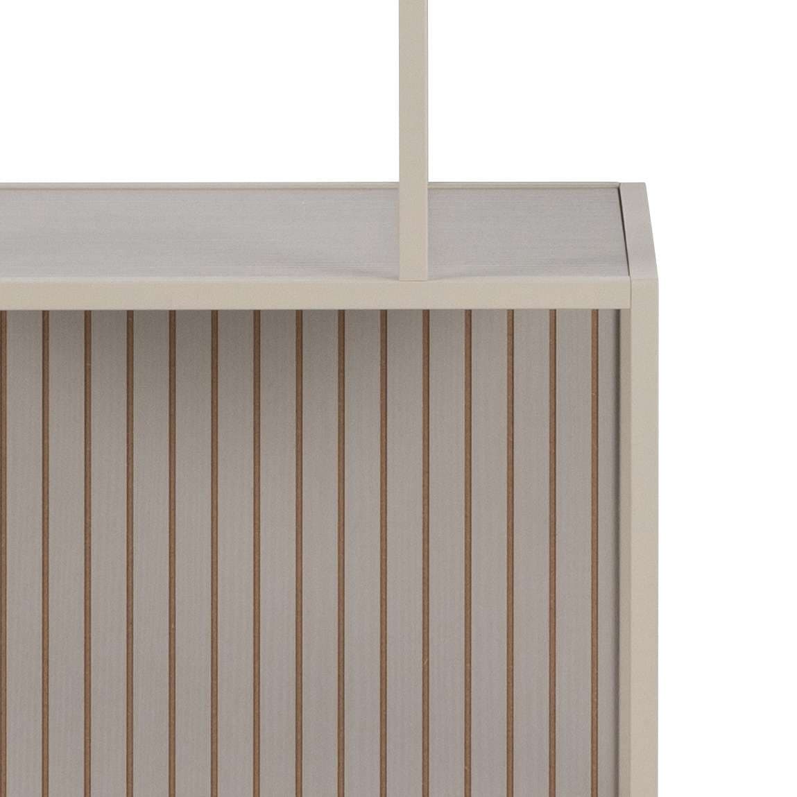 ACTONA GROUP Bücherregal »Seaford, Regal, Standregal, Raumteiler« Regal, grau, asymmetrische Details, wendbare Rückwand, 77x35x185cm