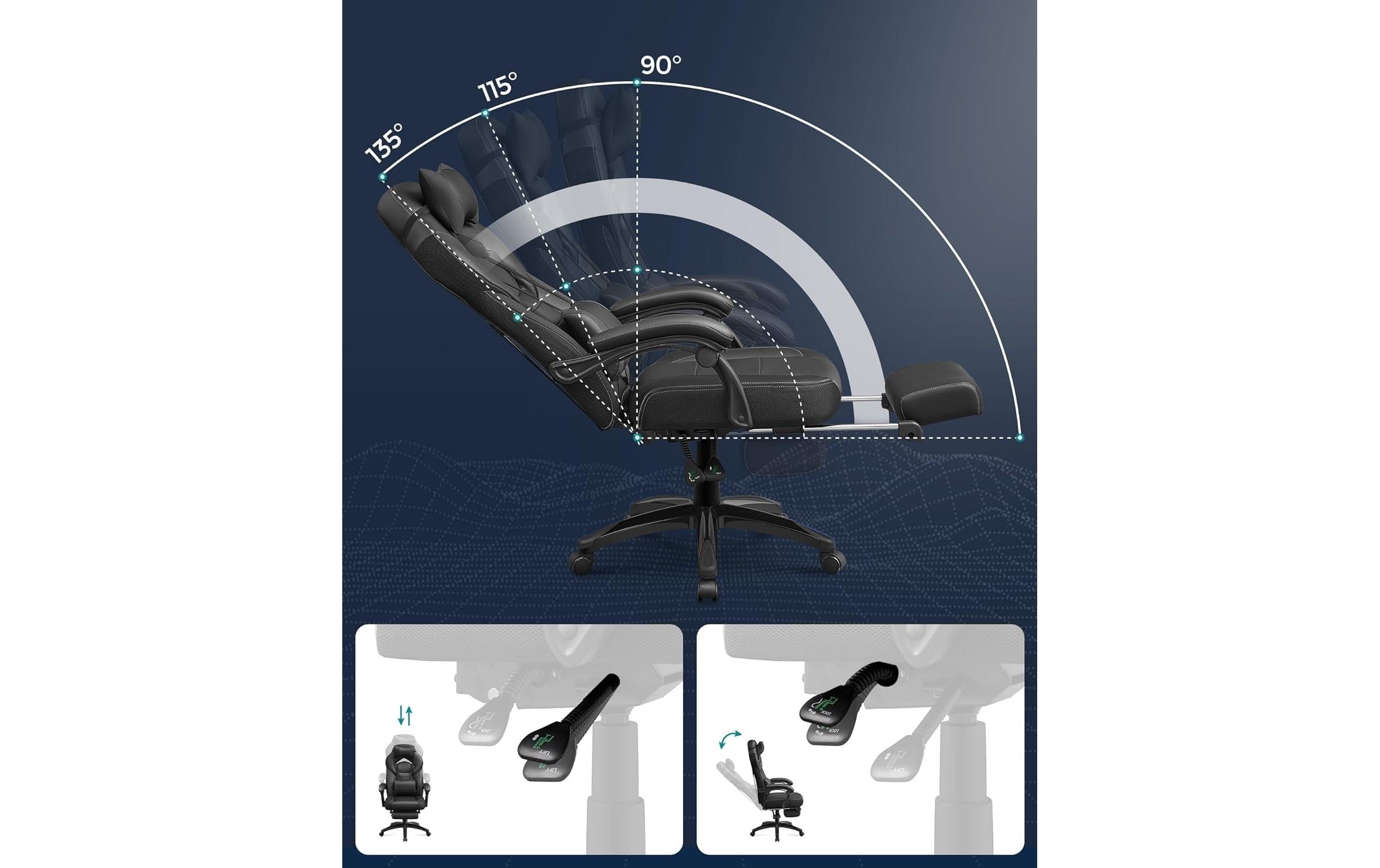 SONGMICS Gaming-Stuhl »70 x 64 x 128 cm« ()