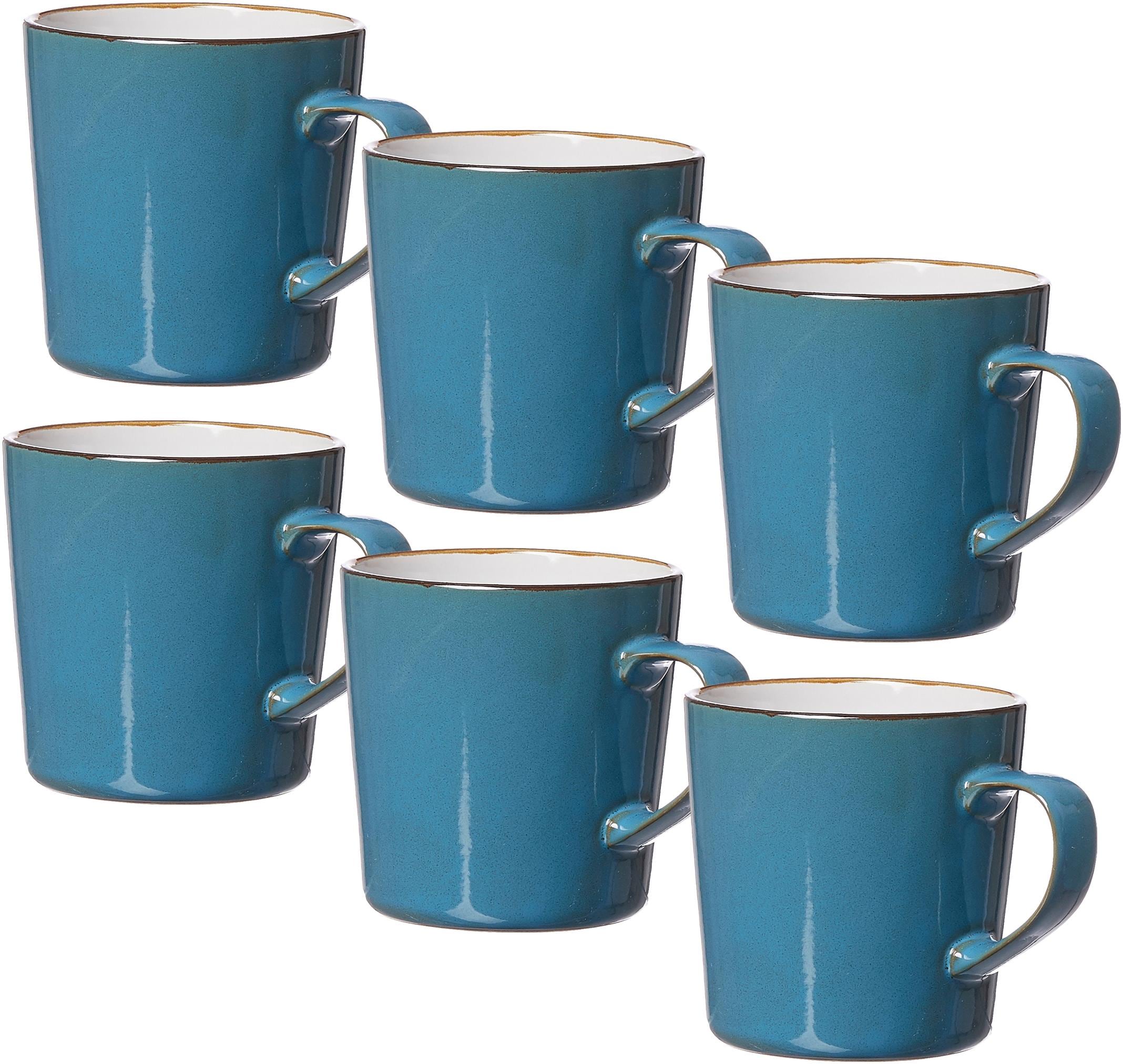 Ritzenhoff & Breker Becher »Kaffeebecher-Set Visby 6tlg, Weiss«, (Set, 6 tlg., Das Set besteht aus 6 Kaffeebechern), 6-teilig