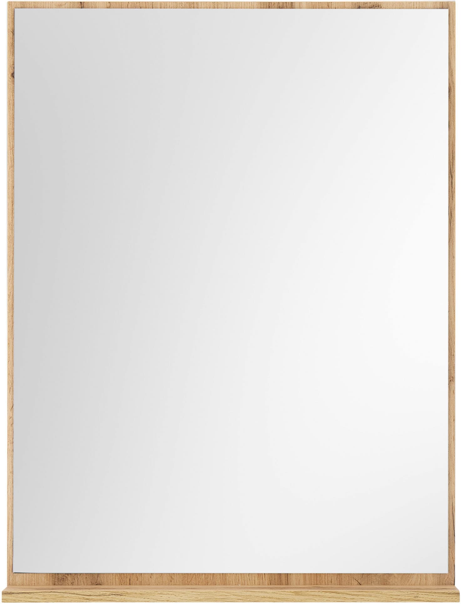 INOSIGN Badspiegel »CITY/GIRON, Spiegel in Wotan Eiche, Wandspiegel im zeitlosen Design« mit Ablagefläche, 60 cm breit