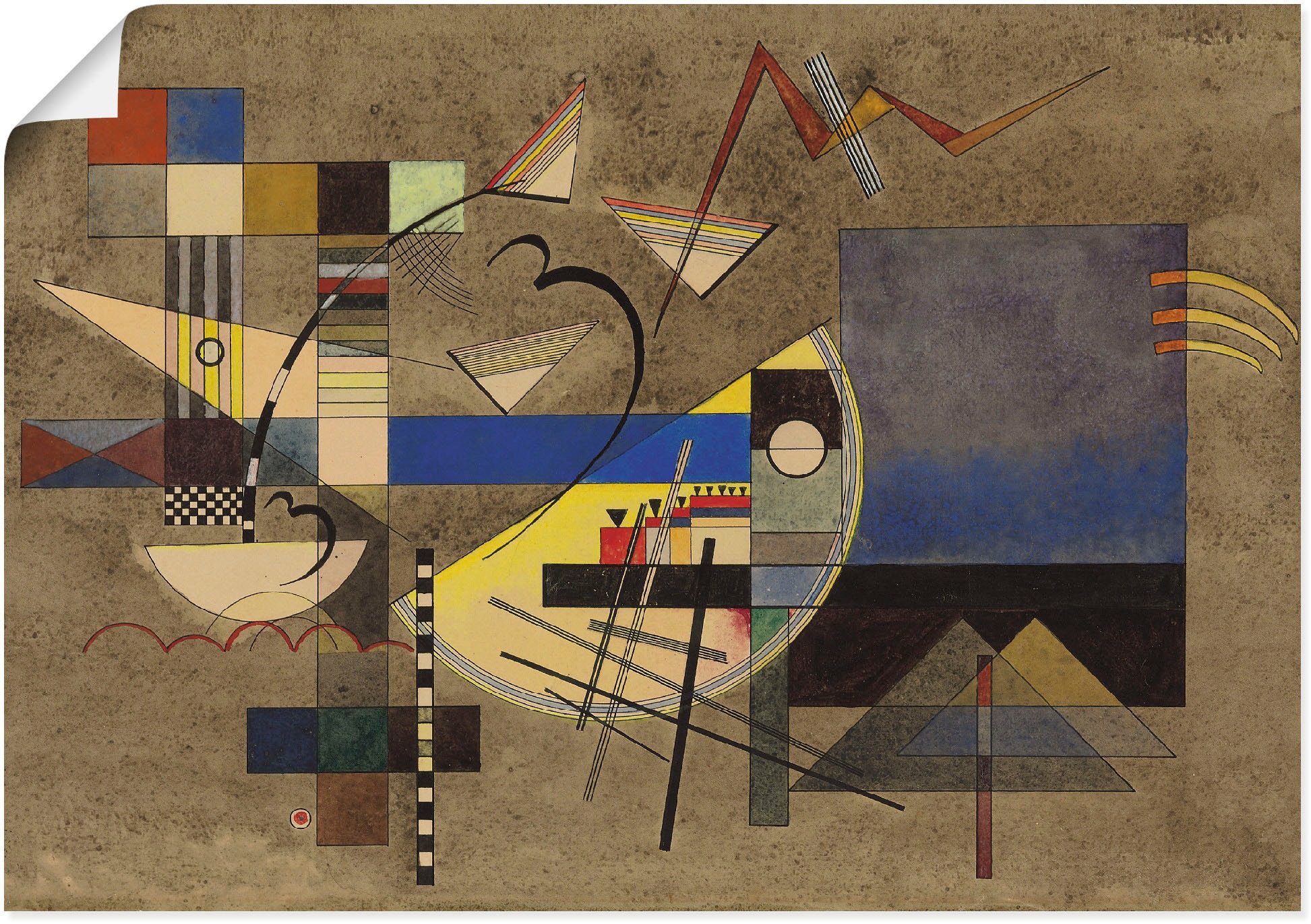 Image of Artland Wandbild »Festes III. 1925«, Muster, (1 St.), in vielen Grössen & Produktarten -Leinwandbild, Poster, Wandaufkleber / Wandtattoo auch für Badezimmer geeignet bei Ackermann Versand Schweiz