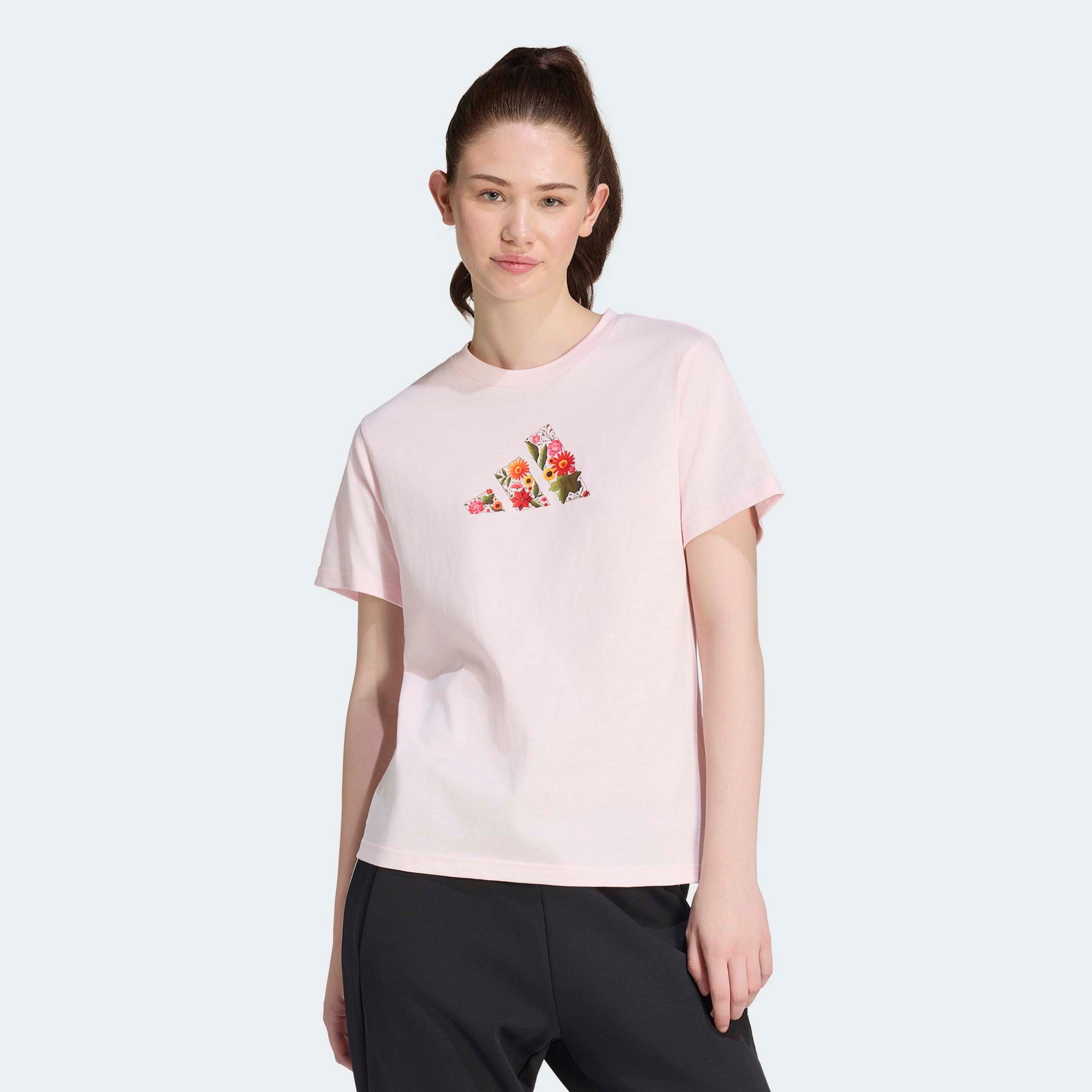 Image of adidas Sportswear T-Shirt "FLORAL REGULAR GRAFIK"