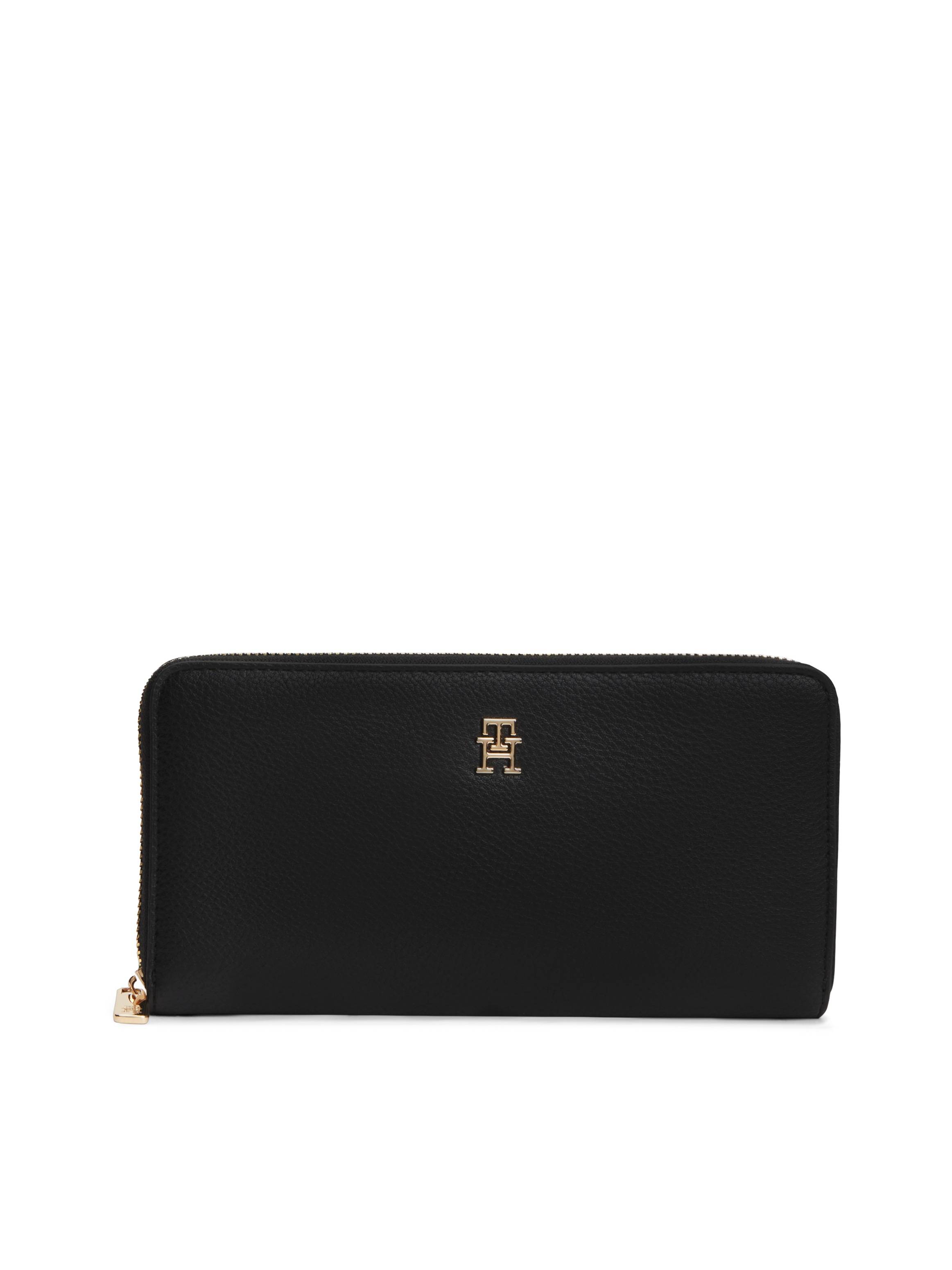 Image of Tommy Hilfiger Geldbörse "TH ICON LRG ZA" Damen Geldbeutel, Portemonnaie mit TH-Logoschriftzug