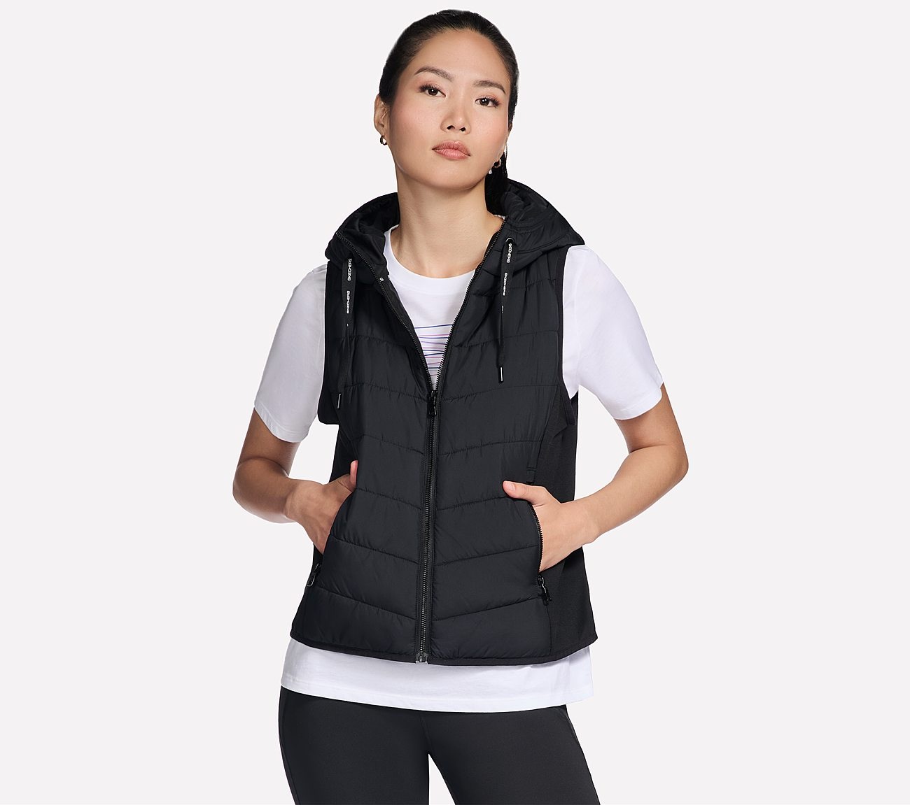 Image of Skechers Steppweste "SKECHERS PERFORMANCE ELITE HOODED VEST"