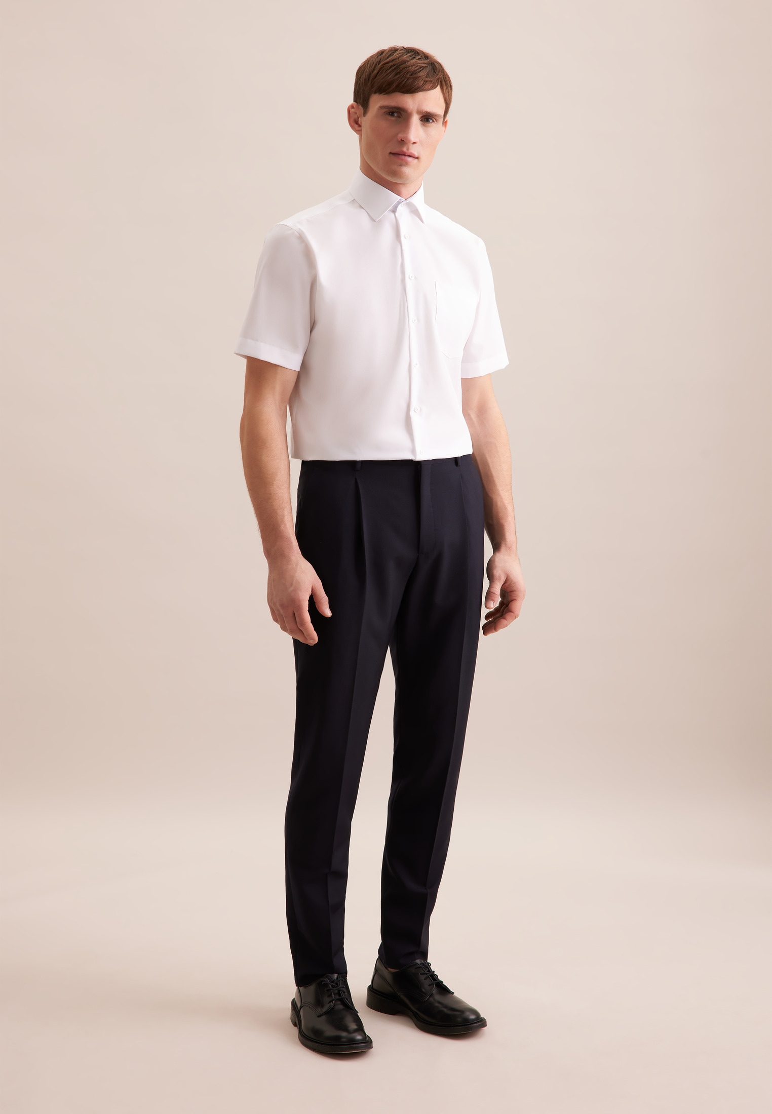 seidensticker Businesshemd »Regular« Regular 1/2 Kentkragen Uni