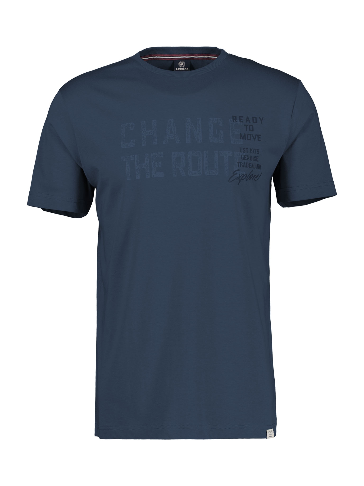 Image of LERROS Kurzarmshirt Sommershirt mit Schriftzug
