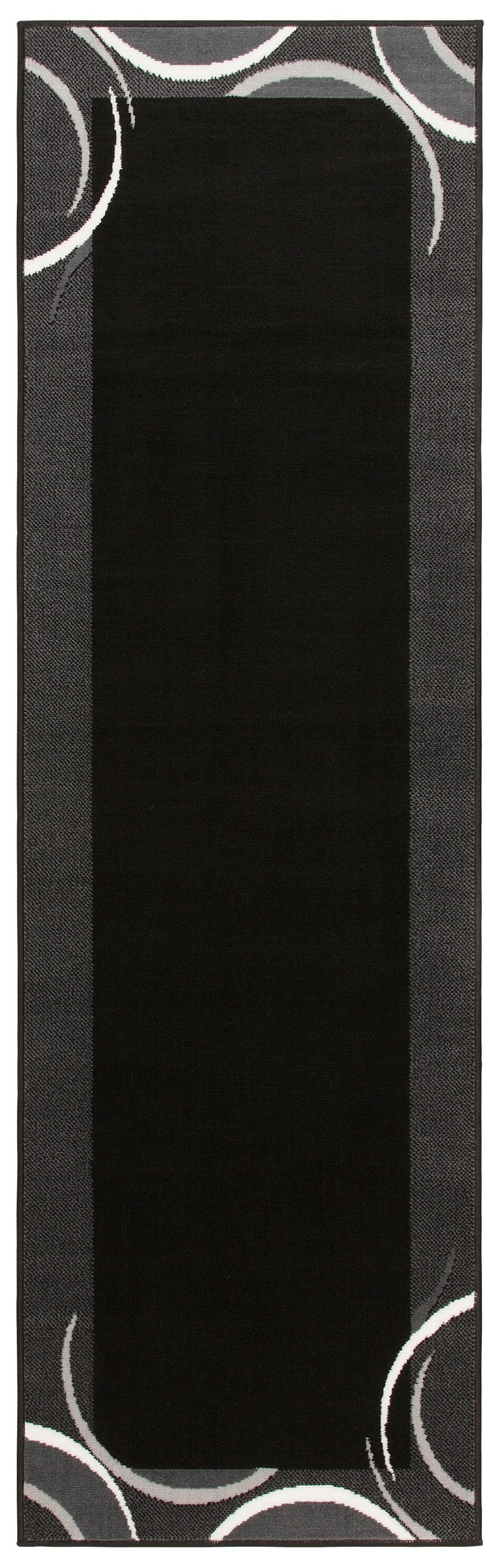 Image of GOODproduct Läufer "Noah" rechteckig 7 mm Höhe mit Bordüre, Läufer, Brücke, Kurzflor, verspieltes Design, elegant
