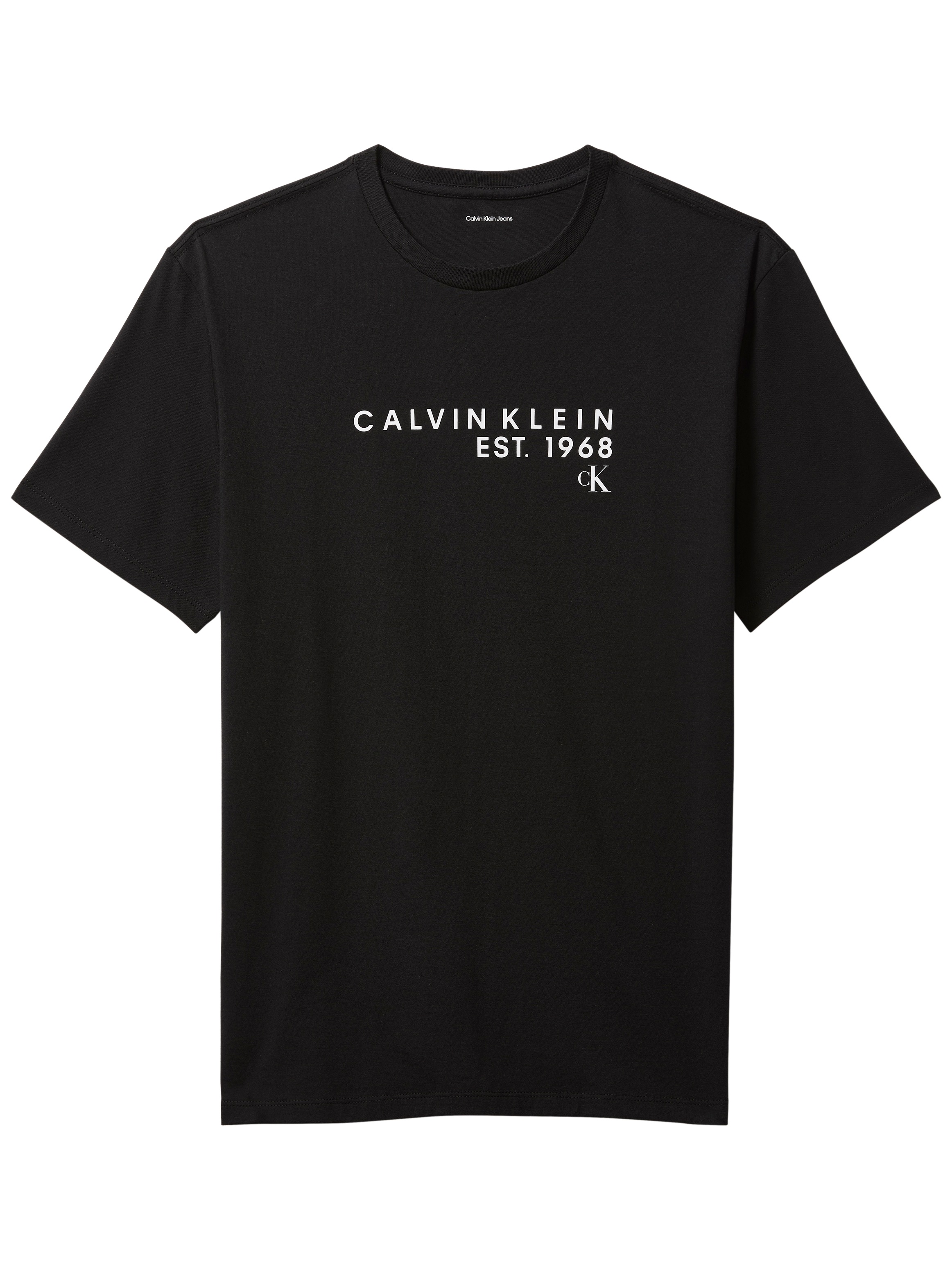 Calvin Klein T-shirt col rond, coupe régulière, grand imprimé au dos