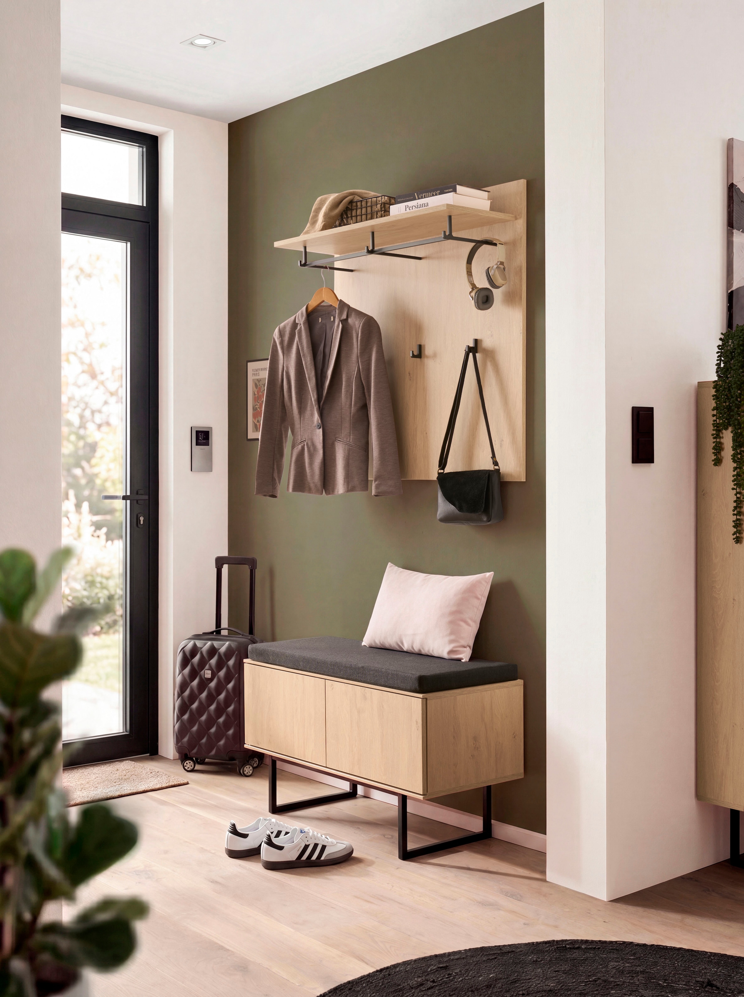 Home affaire Garderoben-Set »Lund, moderne Garderobe, Komplettset mit viel Stauraum« Set, 2 Stk. tlg.
