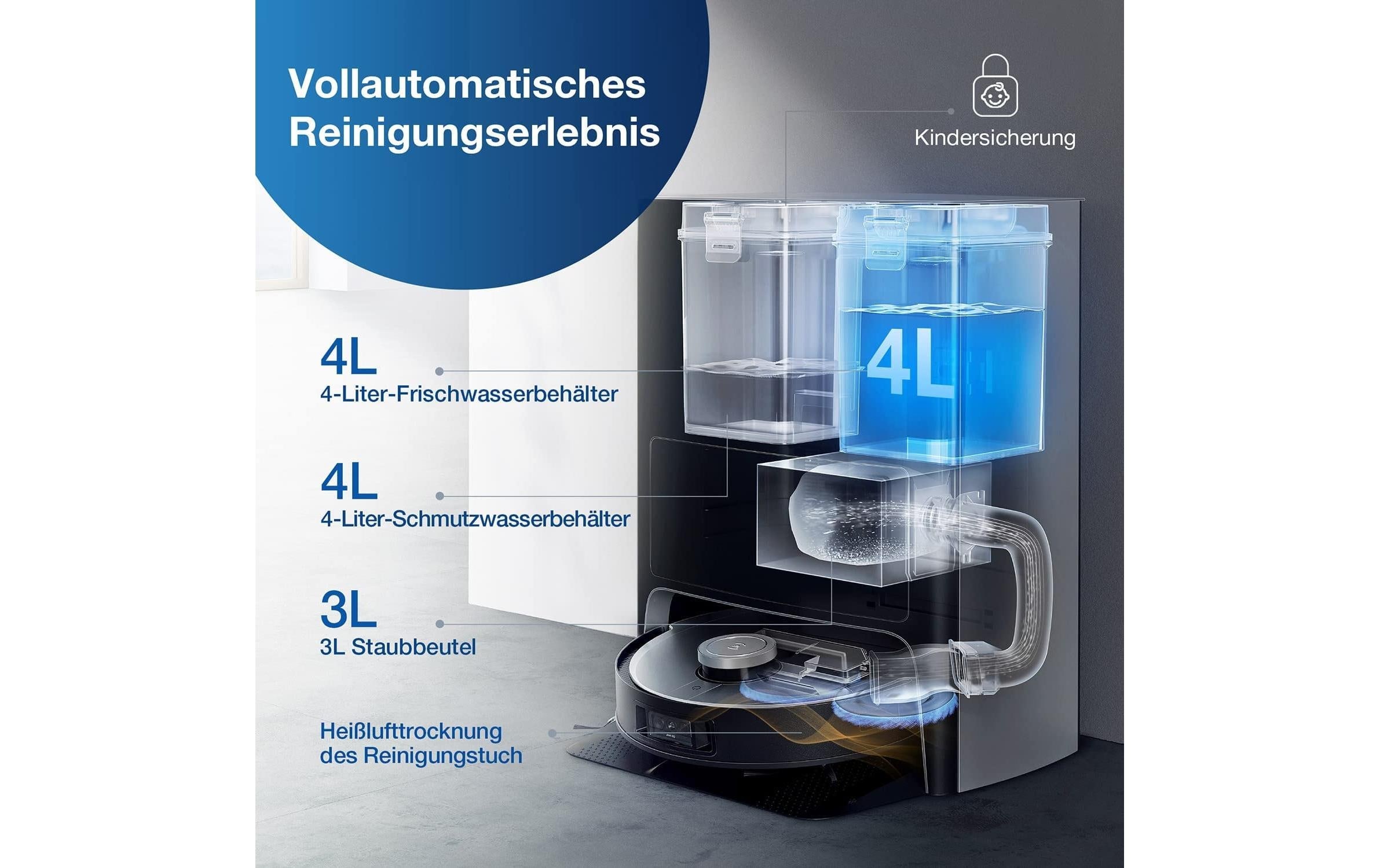 ECOVACS Nass-Trocken-Saugroboter »Deebot X1 OMNI«