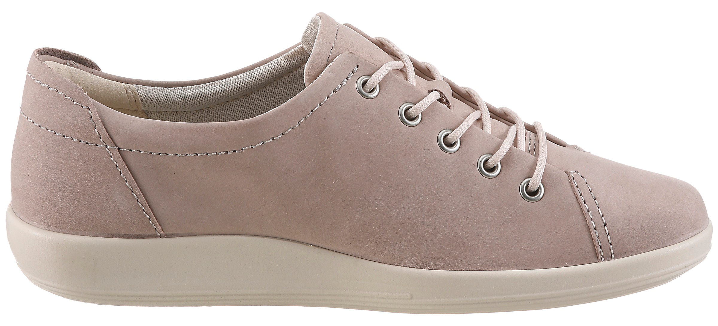 Ecco Schnürschuh »Ecco Soft 2.0«  , Freizeitschuh, Halbschuh, Schnürschuh mit dezenter Logo Prägung