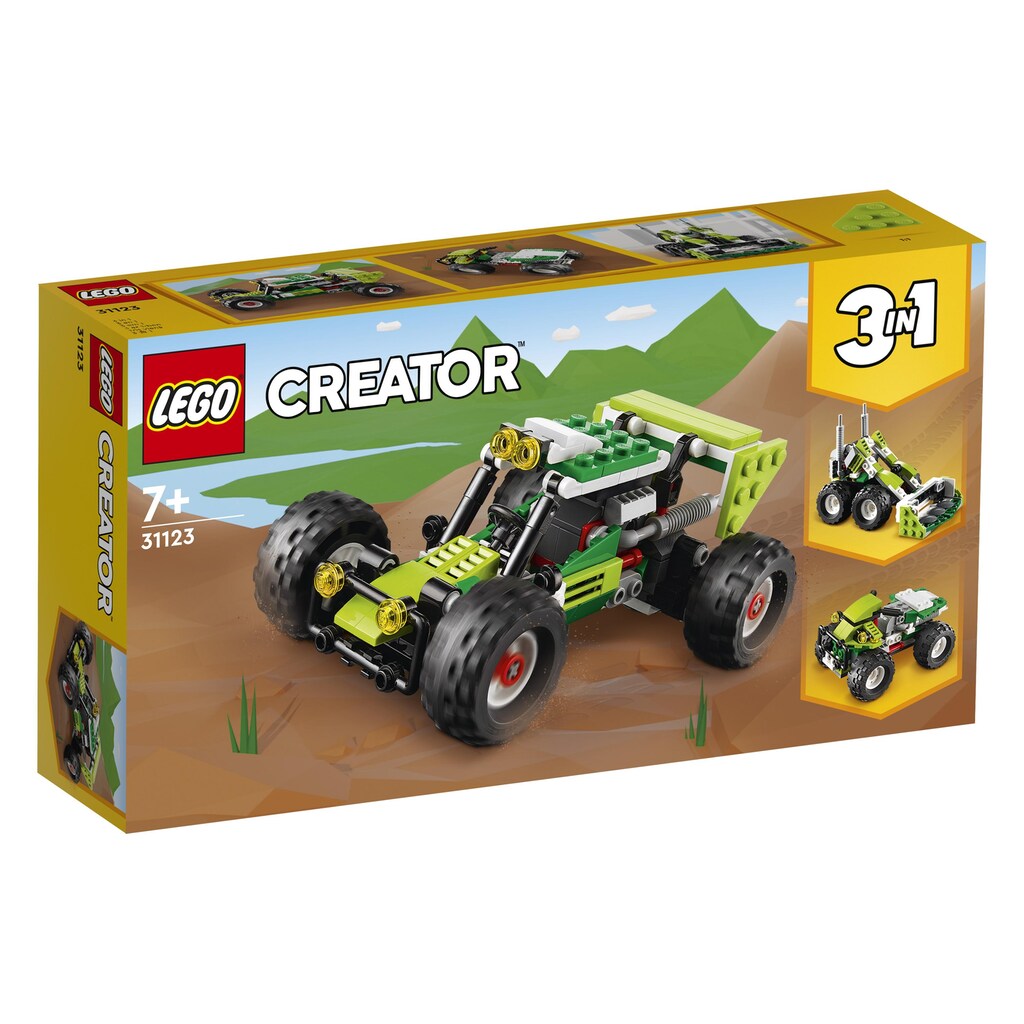 LEGO® Spielbausteine »LEGO Creator Geländebuggy 31123«, (160 St.)