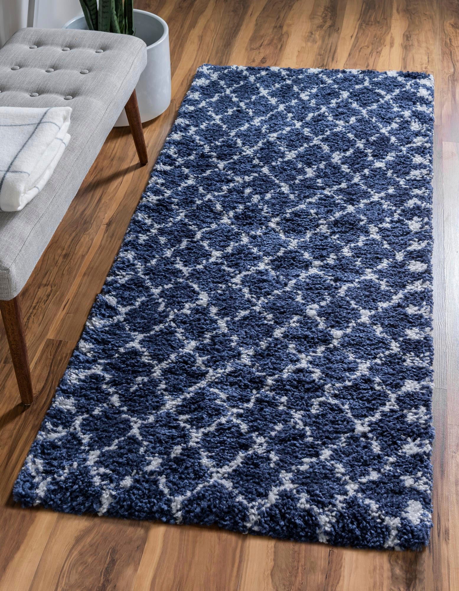 Image of Myflair Möbel & Accessoires Hochflor-Läufer "Temara Shag, LAGERRÄUMUNG" rechteckig 51 mm Höhe Teppich-Läufer, gewebt, weich & kuschelig