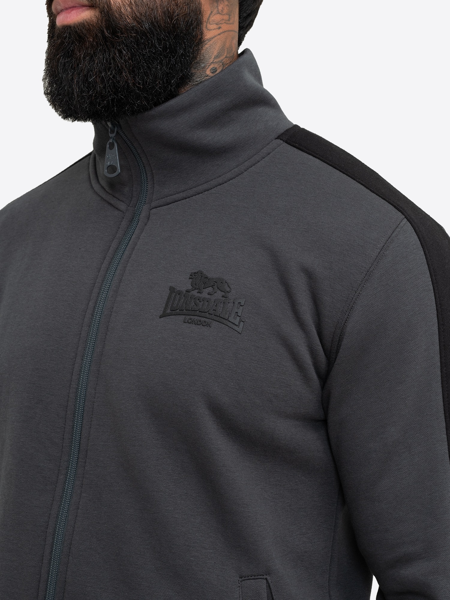 Lonsdale Combinaison d'entraînement »BEICKERTON« 2 zweiteiliges Set, aus Baumwolle und Polyester, schmale Passform