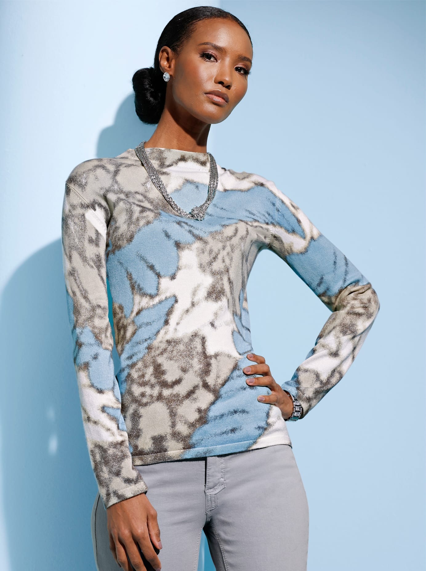 Image of Casual Looks Strickpullover "Lyocell-Viskose-Mix-Pullover"