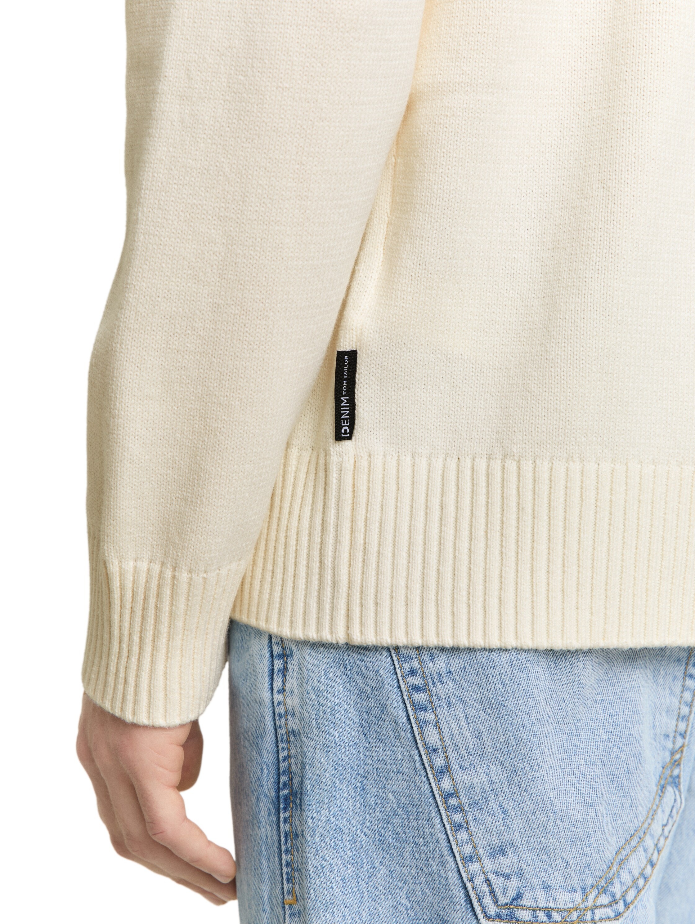 TOM TAILOR Denim Pull en tricot avec motif norvégien