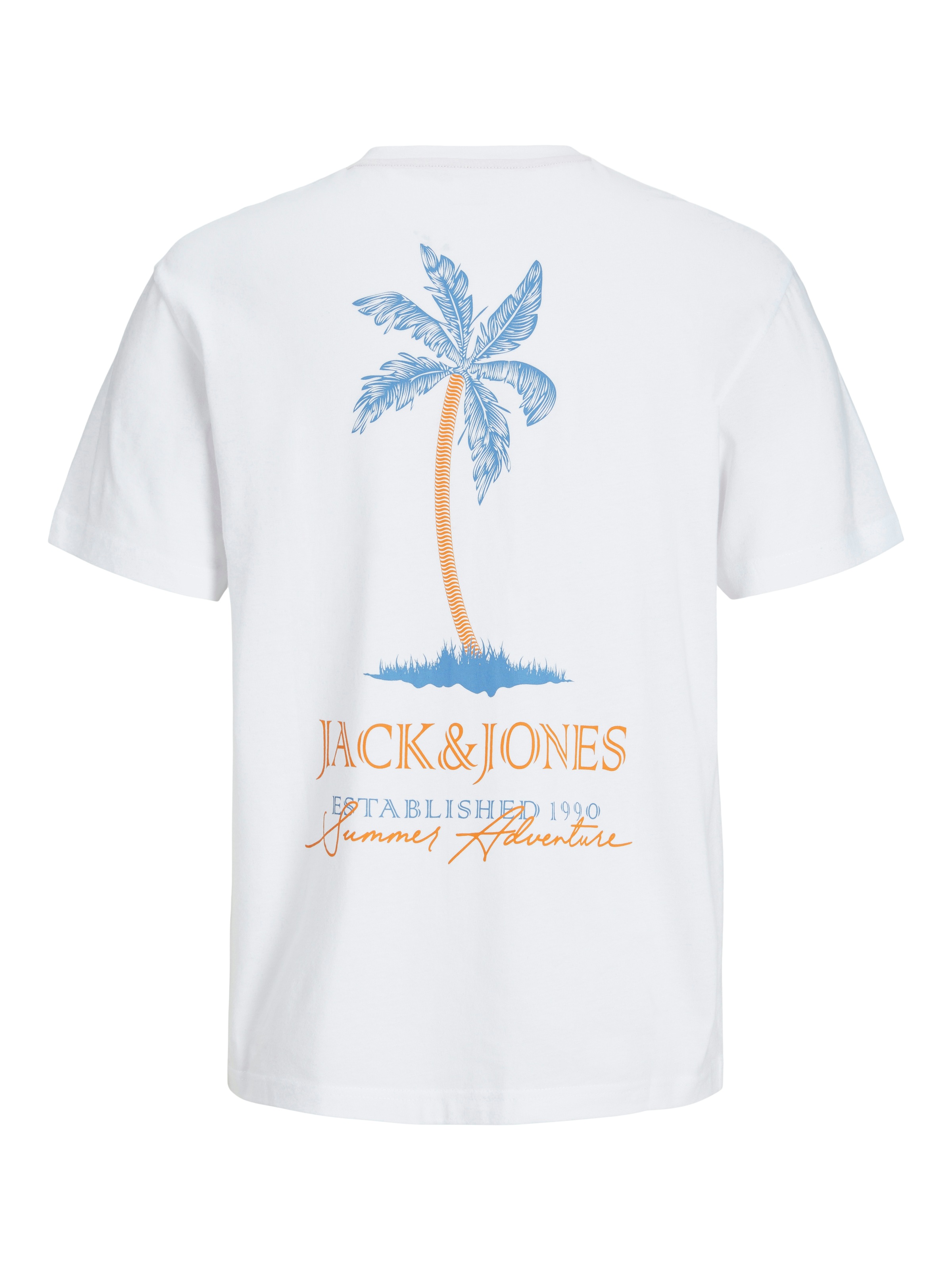 Jack & Jones Rundhalsshirt »JJSUMMER VIBES TEE SS CREW NECK LN«