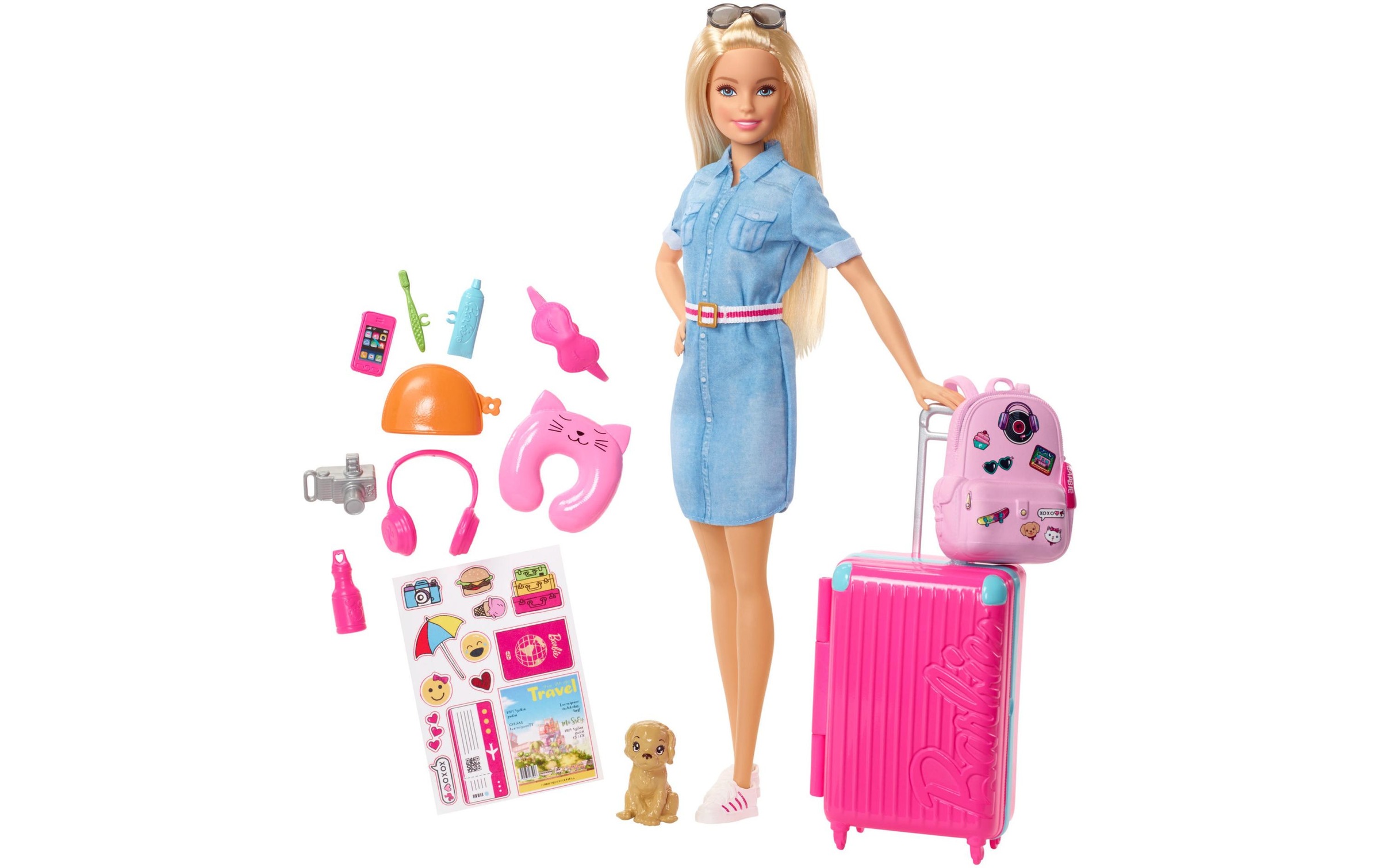 Image of Barbie Spielfigur »Travel Barbie mit Zubehör« bei Ackermann Versand Schweiz
