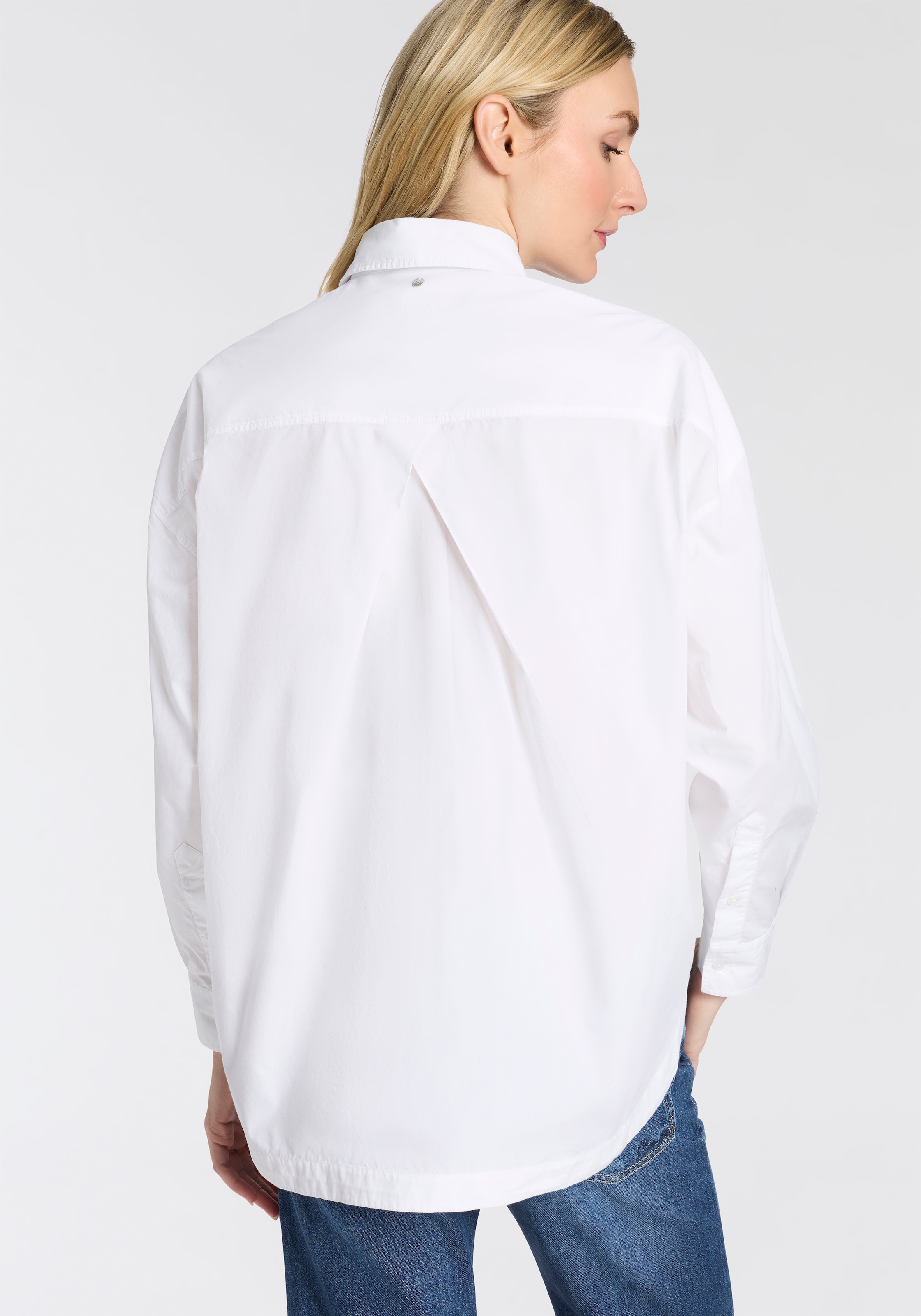 BOSS ORANGE Blouse chemise »Bostatta Premium Damenmode« im Oversize Fit