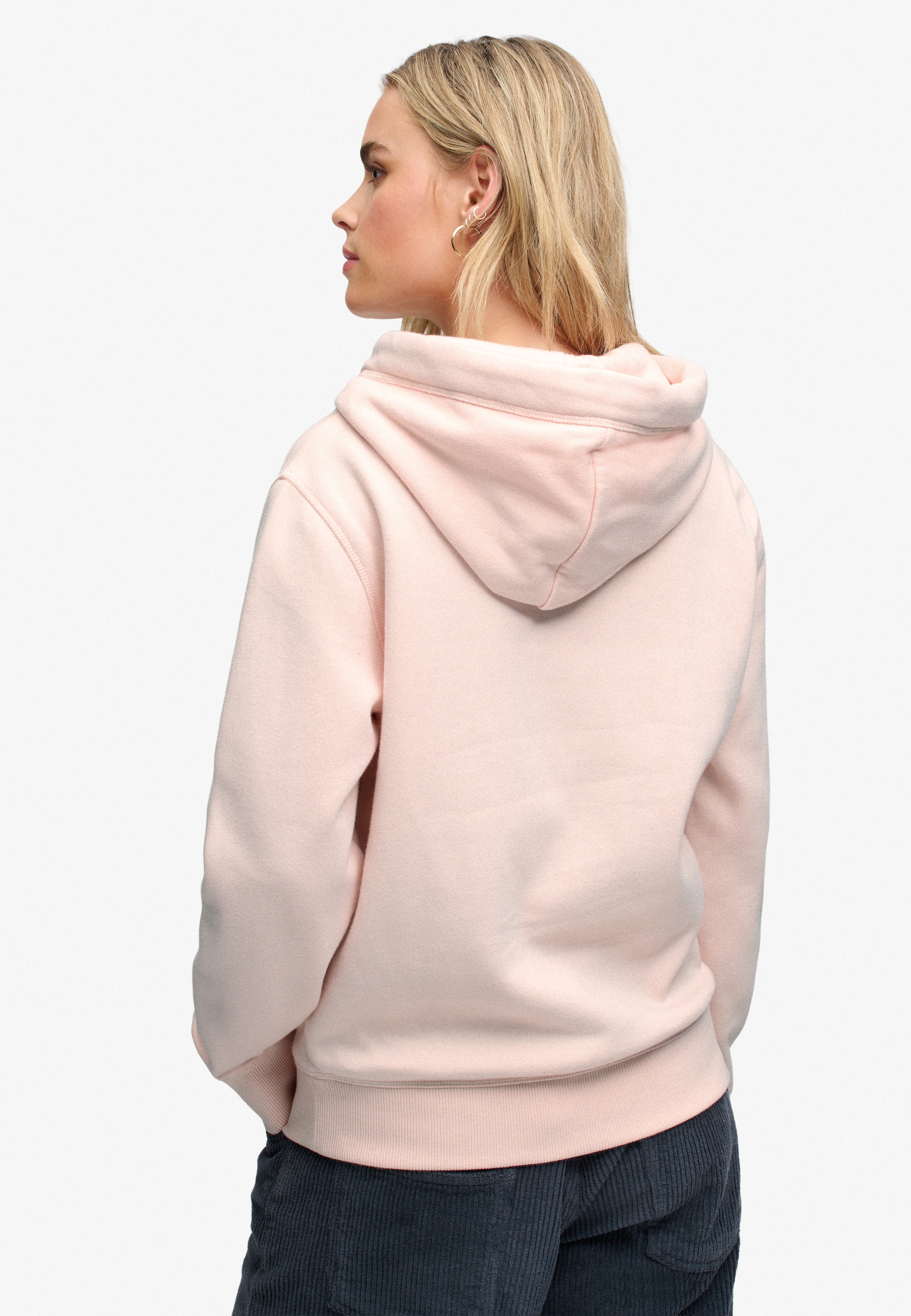 Superdry Kapuzensweatshirt »SIGNATURE EMB HOOD«, Baumwollmischung, relaxed fit
