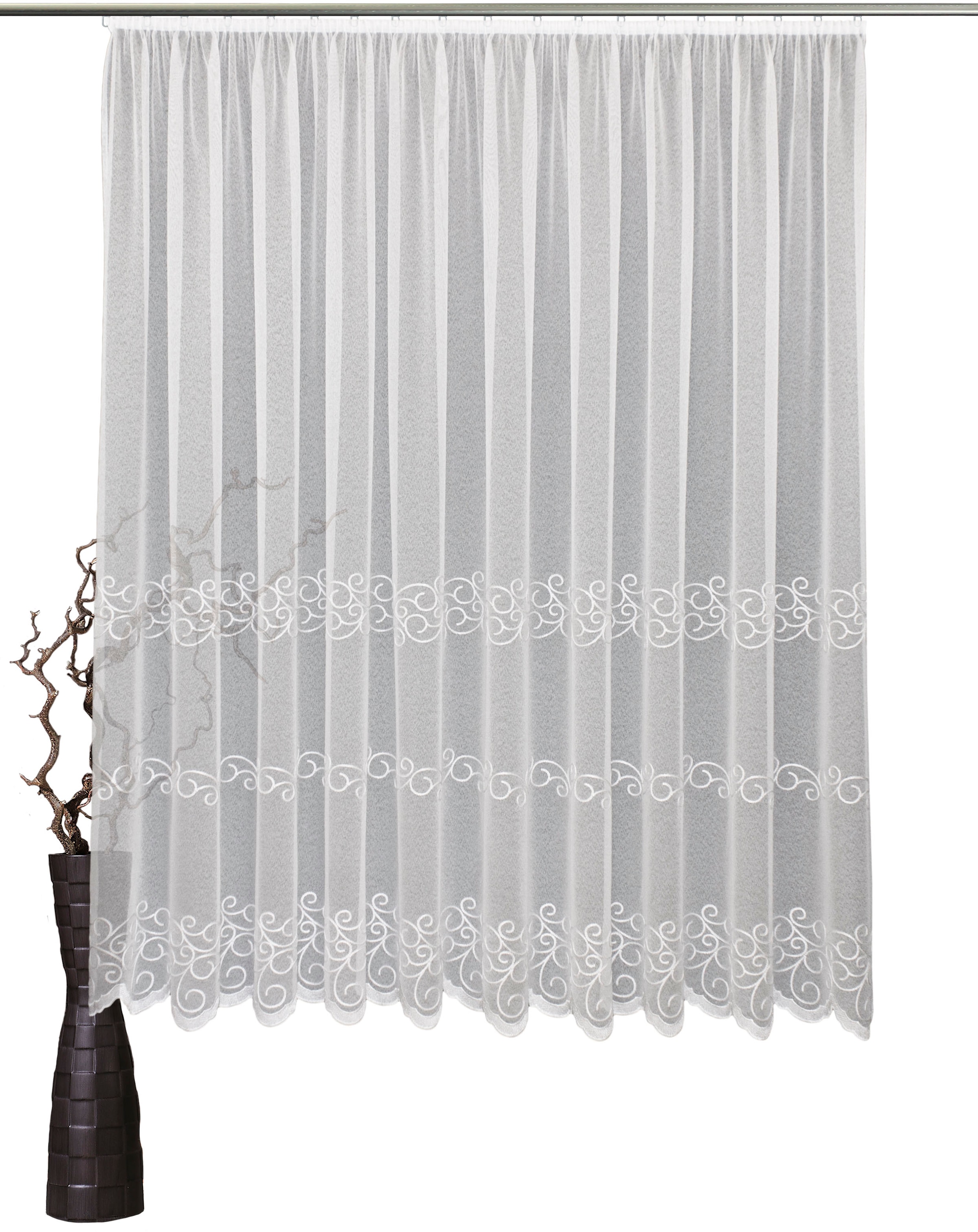 Image of VHG Gardine nach Mass »Leonora«, (1 St.), Gardine "Leonora",VHG,Kräuselband bei Ackermann Versand Schweiz