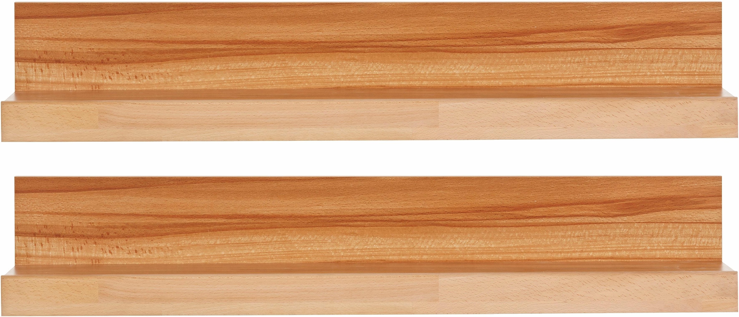 Home affaire Wandregal »Ribe,2er Set,teilmassiv mit massiver Ablagefläche, Breite: je 90 cm« 2 Stk. tlg. Ablageflächen in Massivholz