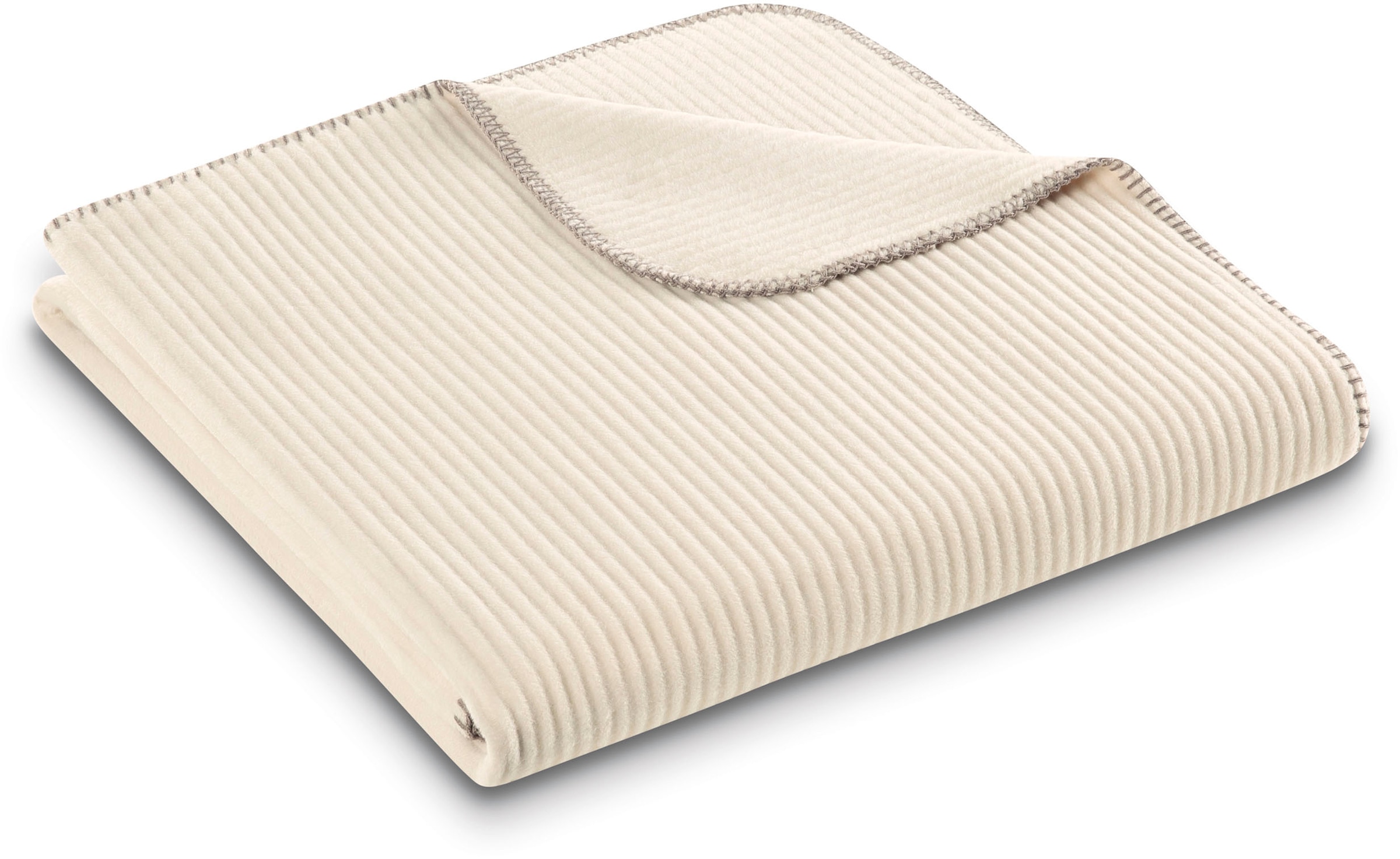 Image of Biederlack Wohndecke "Feel Cord" mit schöner Hoch-Tief-Struktur