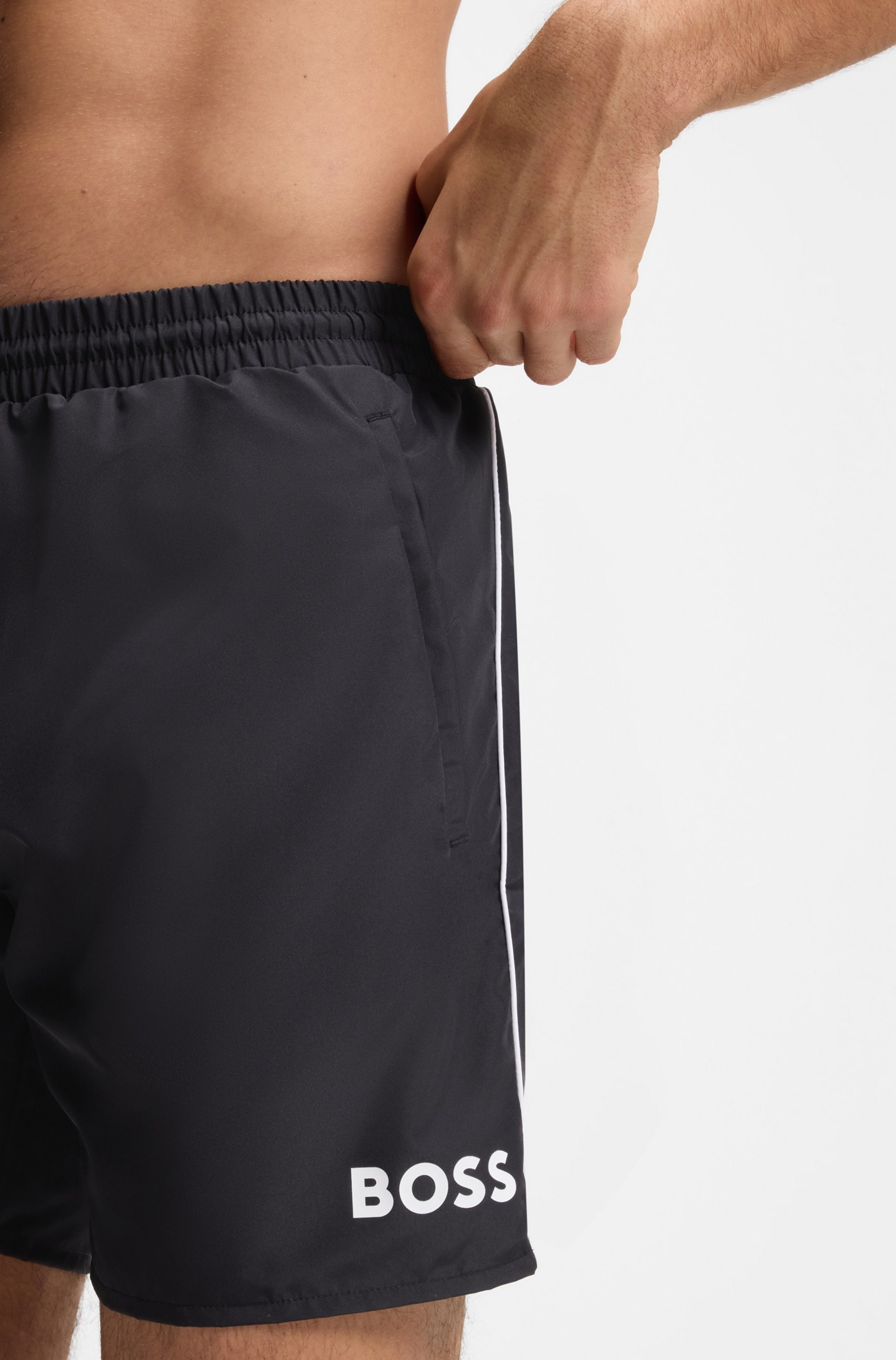 BOSS Short de bain »Starfish« mit Kontraststreifen