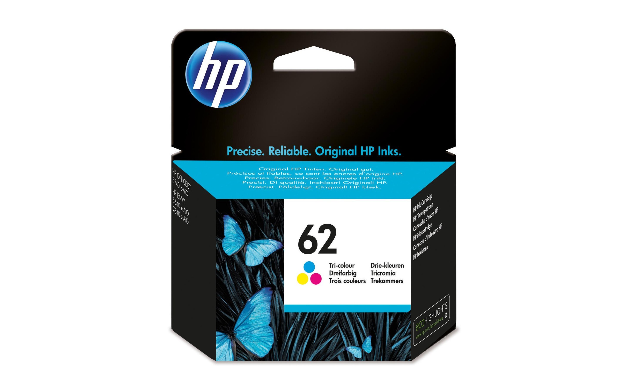 Image of HP Tintenpatrone "Nr. 62 C2P06AE"