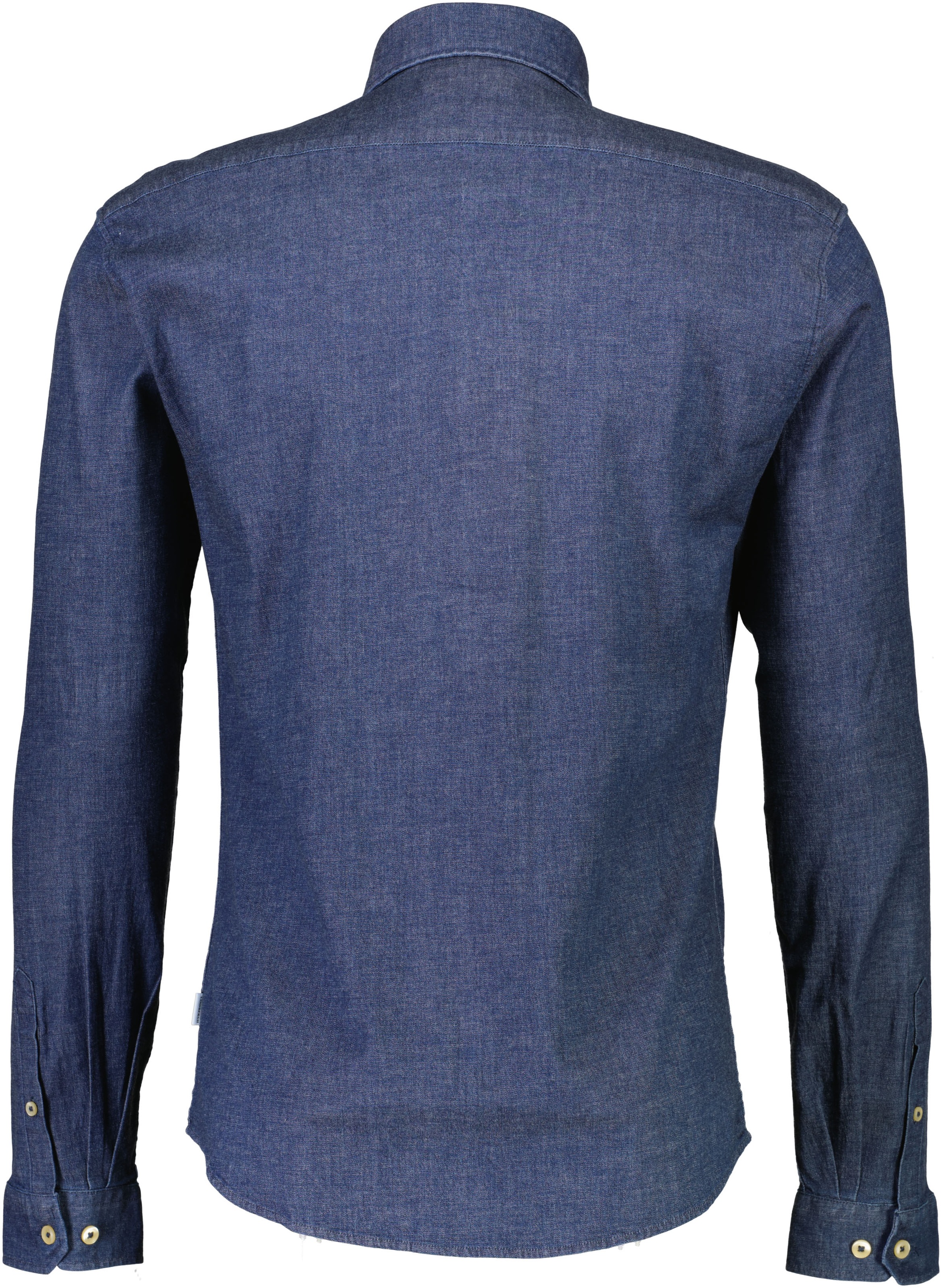 LINDBERGH Langarmhemd mit Logostickerei unten links