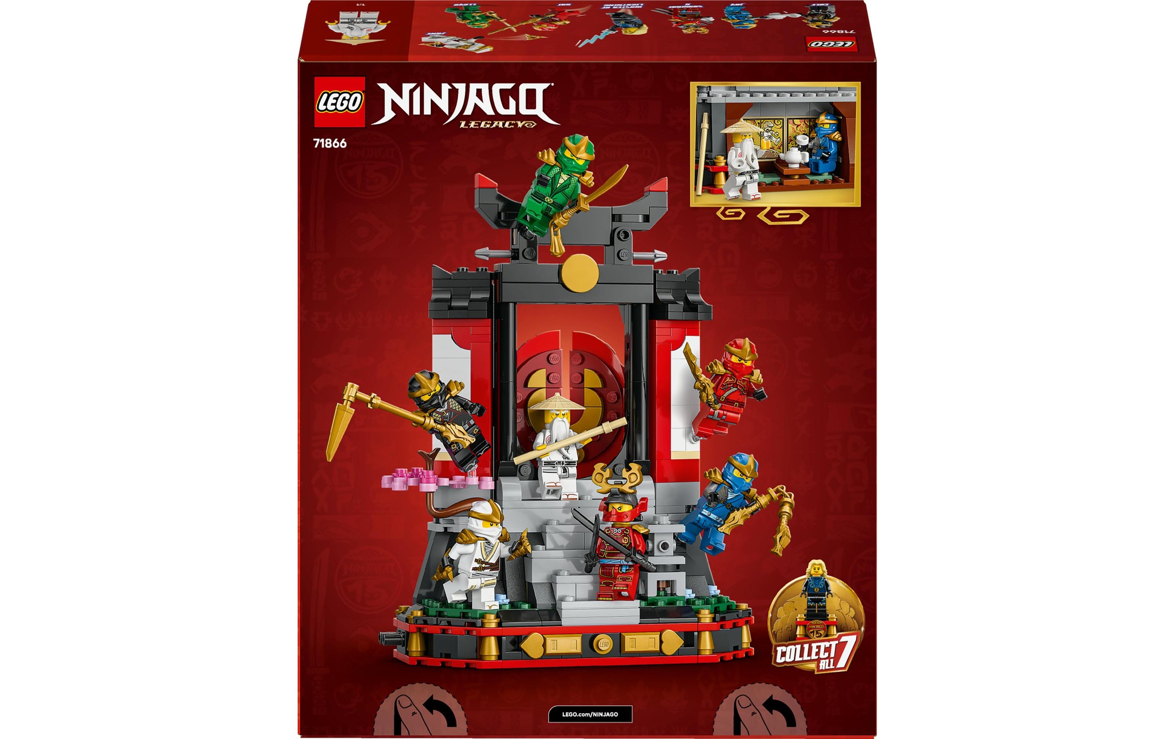   Konstruktionsspielsteine »Ninjago 15-jähriges Jubiläum: Ninja-Charaktere 71866« Kategorie: Fantasy-Welt