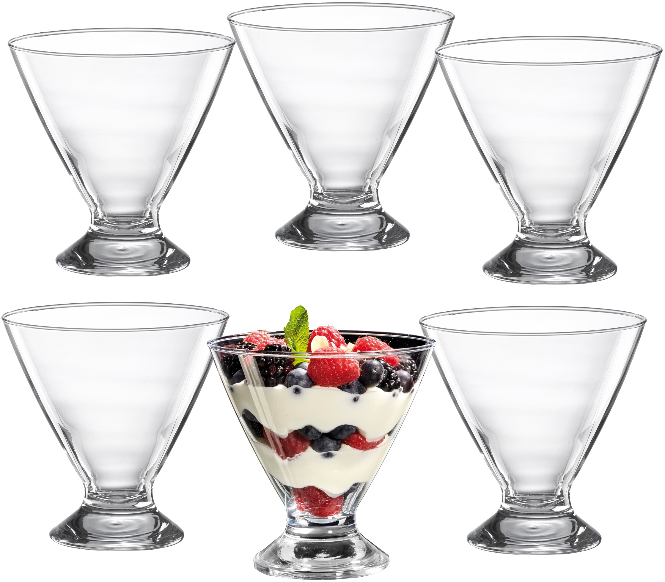 Image of Ritzenhoff & Breker Eisschale »Pisa«, 6 tlg., aus Glas, 300 ml bei Ackermann Versand Schweiz