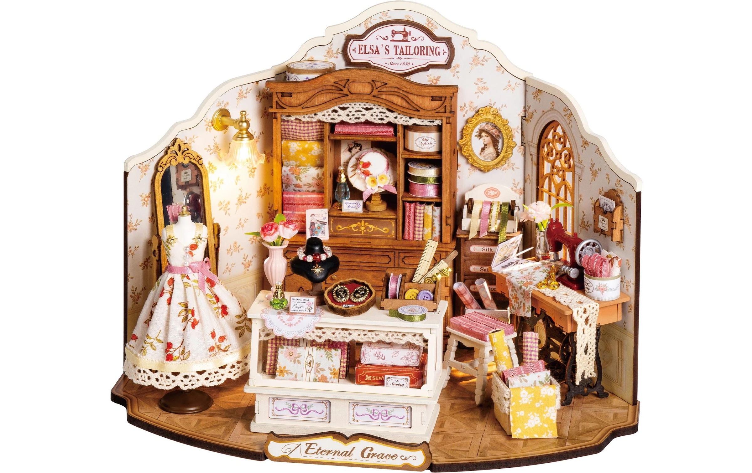   Modellbausatz »Rolife Elsa's Tailoring Vintage Schneideratelier« 266 Stk. tlg.
